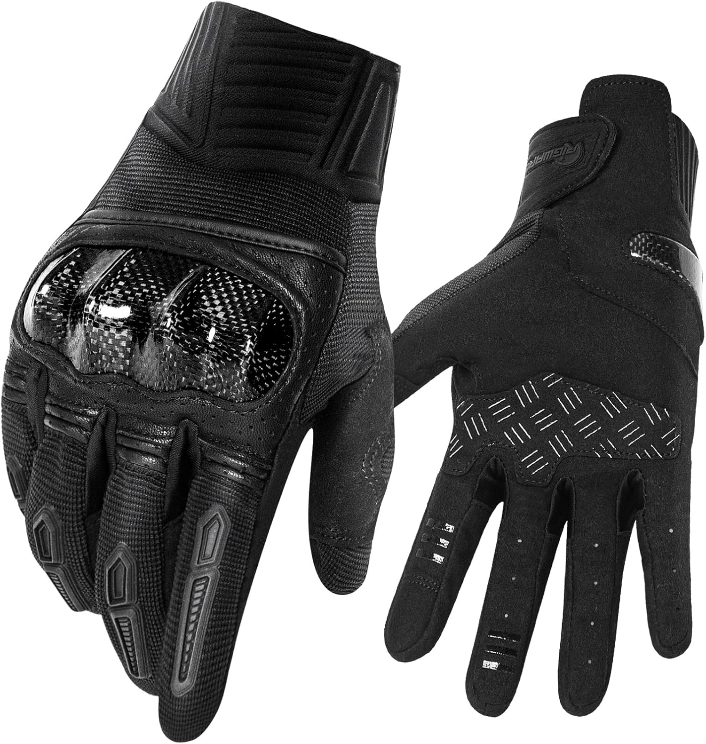 RIGWARL Touchscreen Non-Slip Skeleton Motorcycle Gloves for Men and Women, Joker...