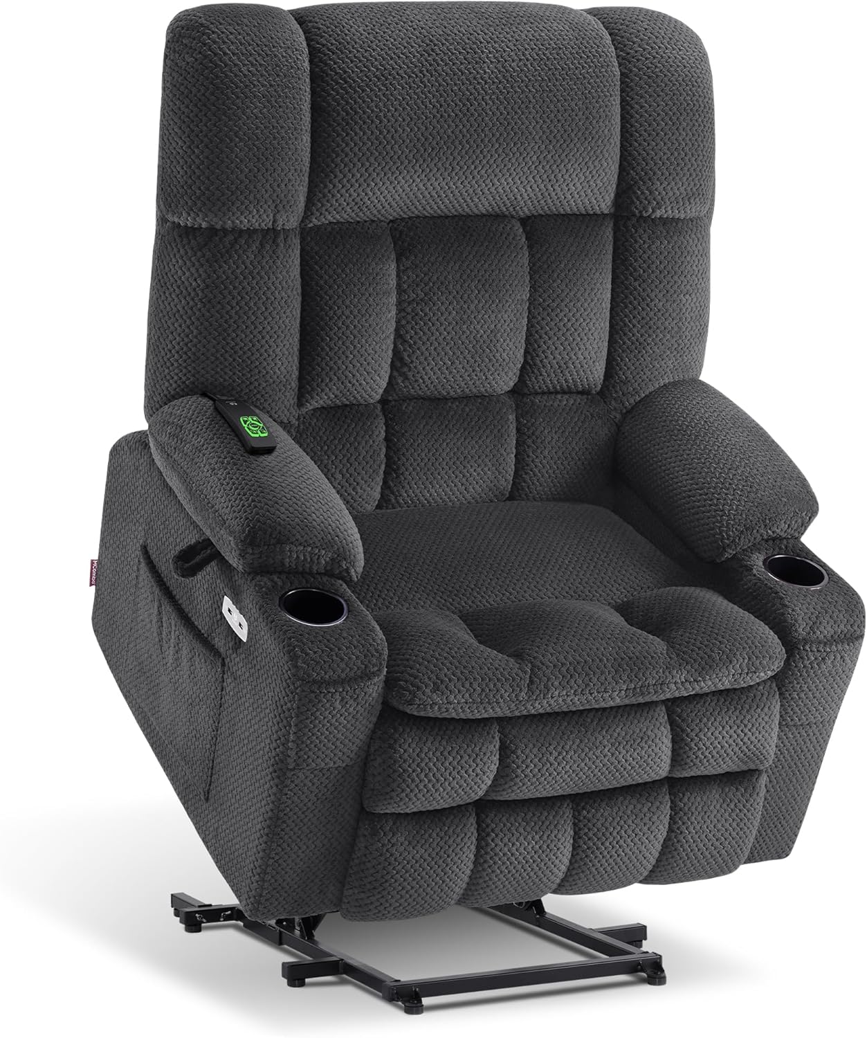 MCombo Large Dual Motor Power Lift Recliner Chair Sofa with Massage and Heat for...