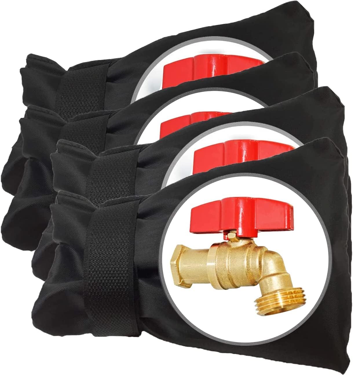 Outdoor Faucet Covers for Winter Freeze Protection, Upgraded Thicken 8.5" H x 6....