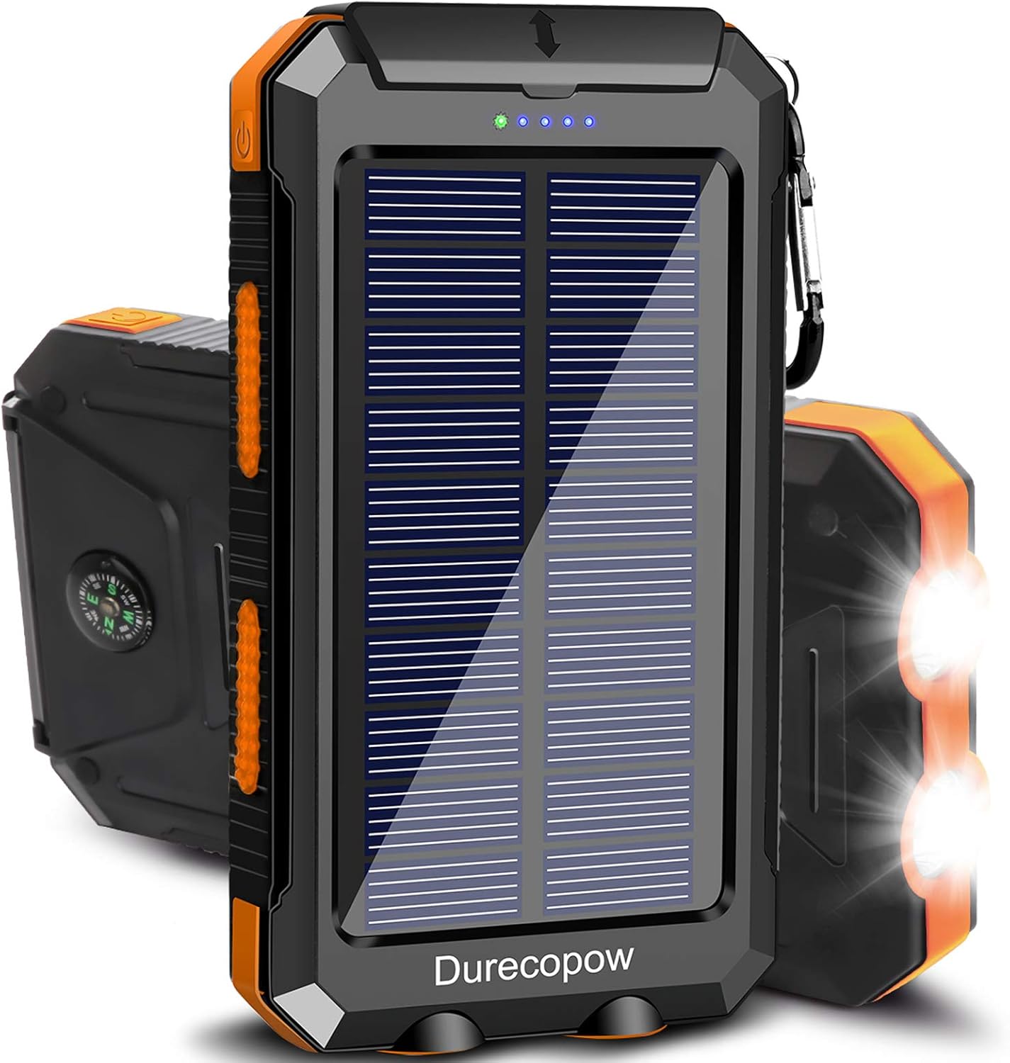 Solar Charger, 20000mAh Portable Outdoor Waterproof Solar Power Bank, Camping Ex...