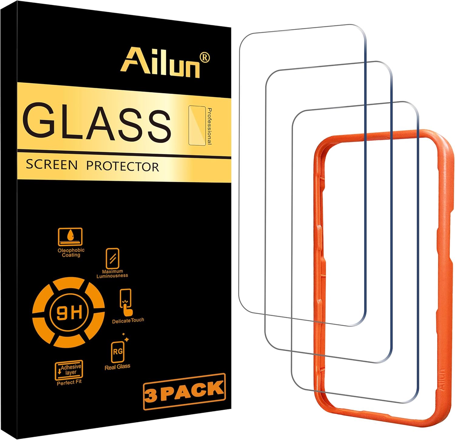 Ailun 3 Pack Screen Protector for iPhone 16 Pro Max [6.9 inch] with Installation...