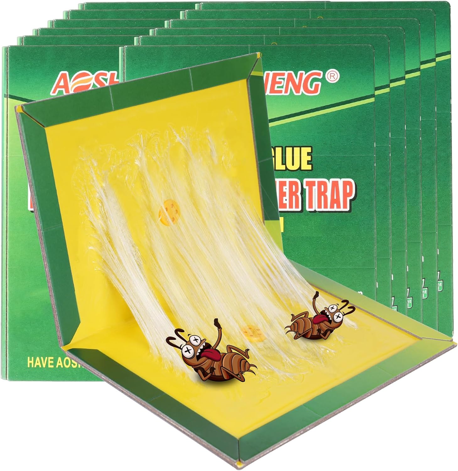 flintronic Pest Sticky Pads Trap, 12 Packs Pest Traps Boards, Extra Strong Glue...