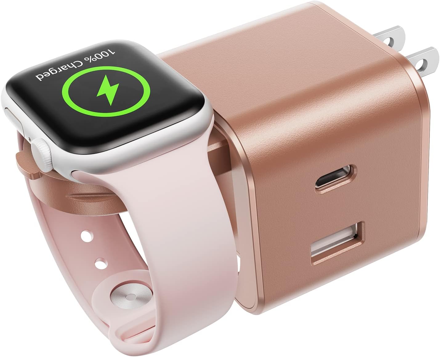 36W for Apple Charging Block with Built-in Watch Charger, Foldable PD Fast Charg...