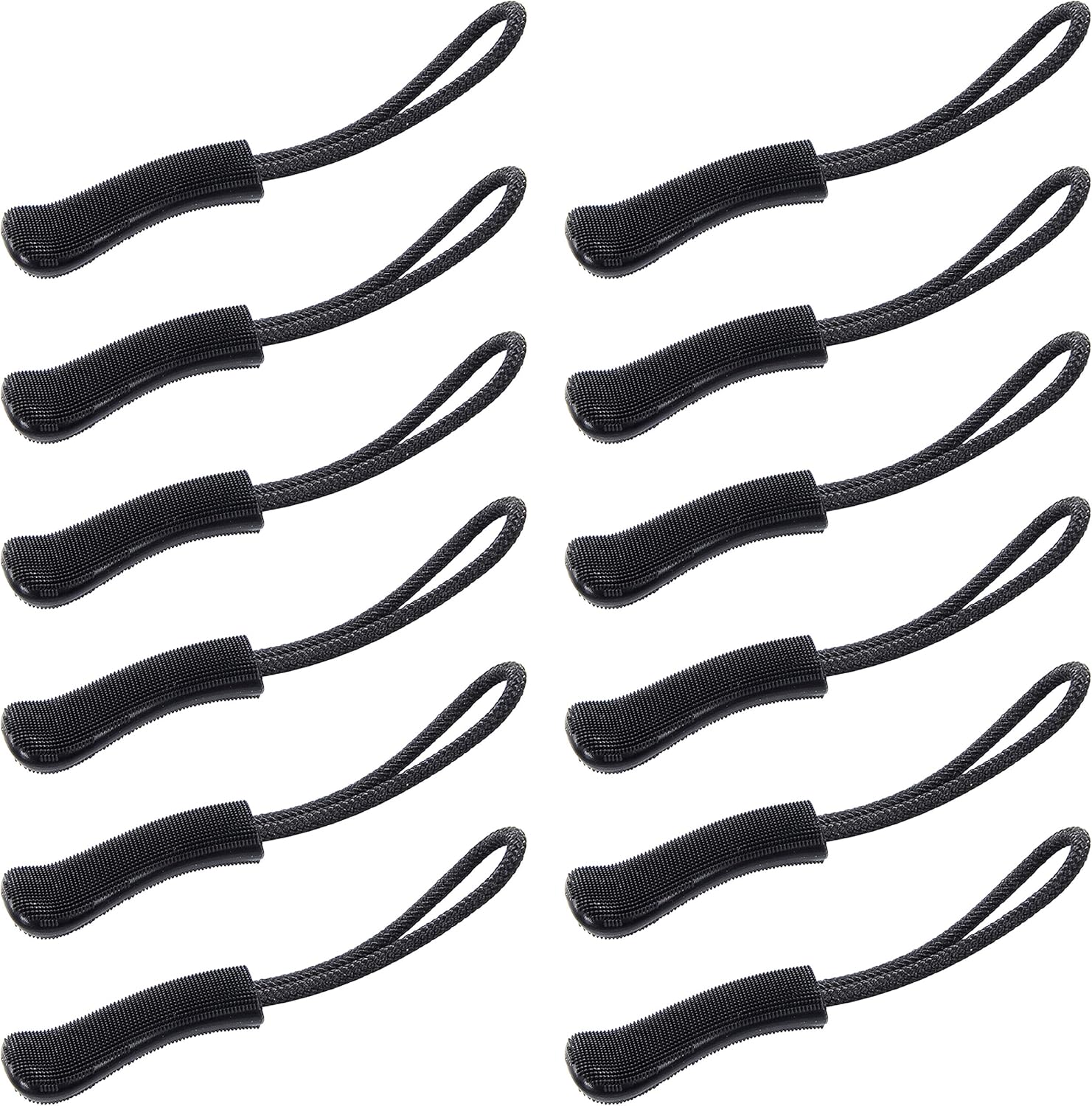 Wisdompro Zipper Pulls, 12 Pack Zip Pulls, Zip Tags Cord Pulls, Zip Puller Repla...