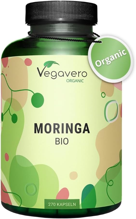 Vegavero Organic Moringa Oleifera Capsules 1800 mg | NO Additives | Pure Moringa...