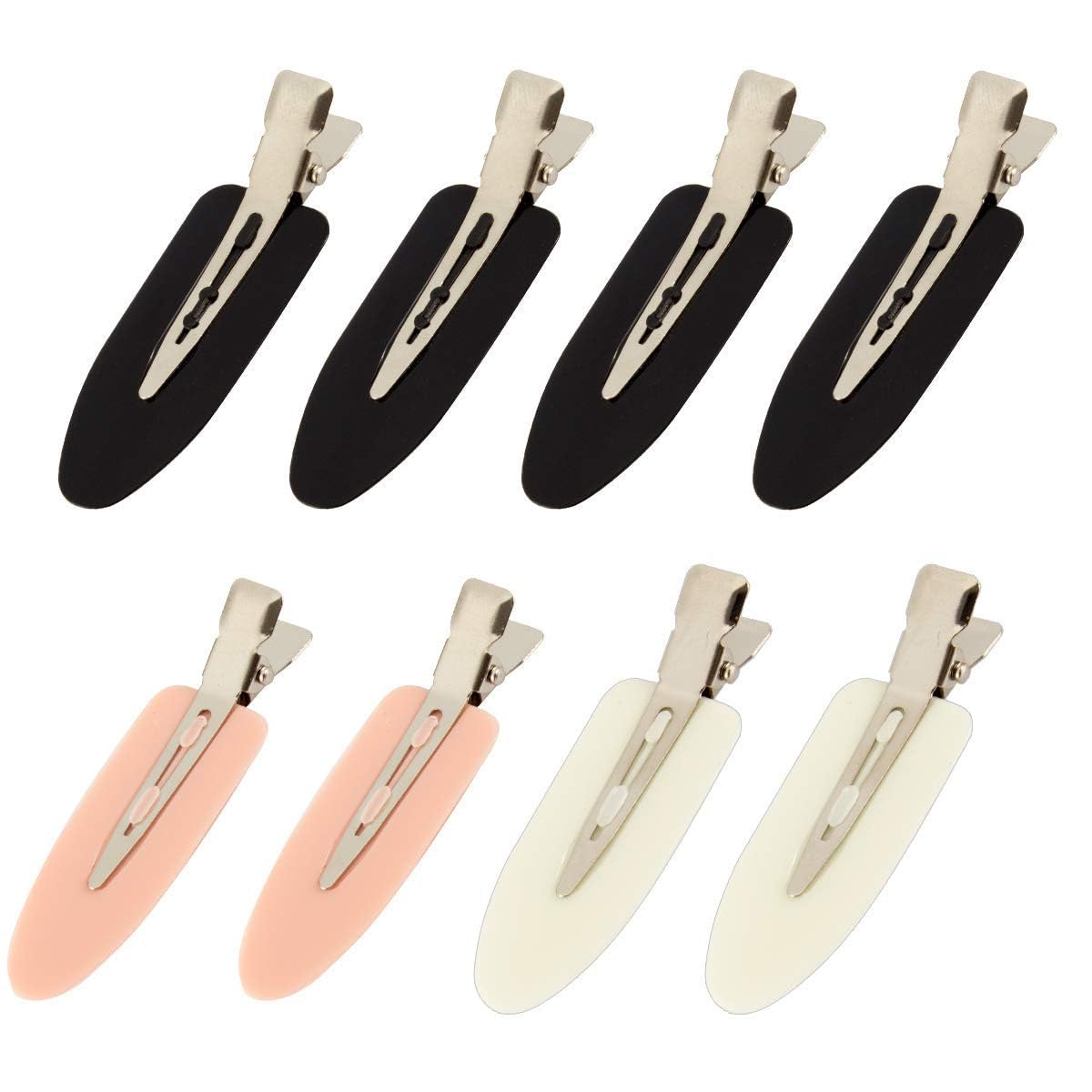 8Pcs No Bend No Crease Hair Clips- Styling Duck Bill Clips Alligator Hair Barret...