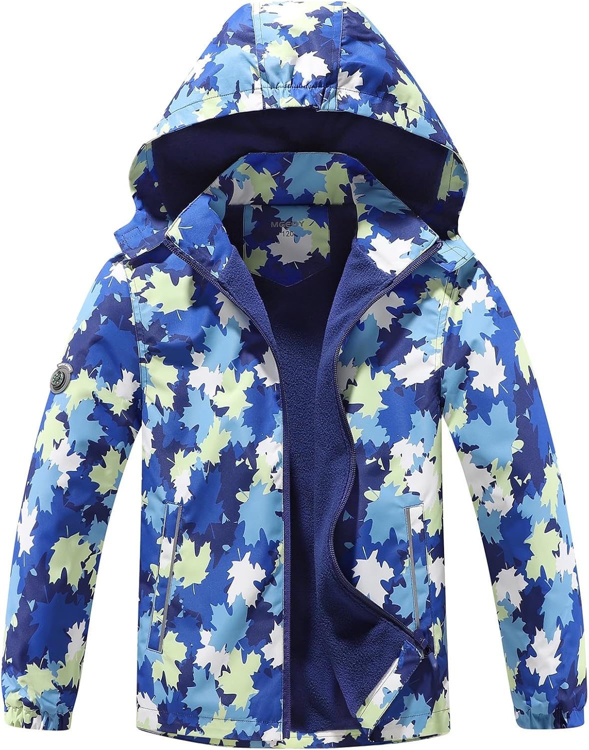 MGEOY Boys Girls Rain Jackets Lightweight Waterproof Hooded Raincoats Windbreake...