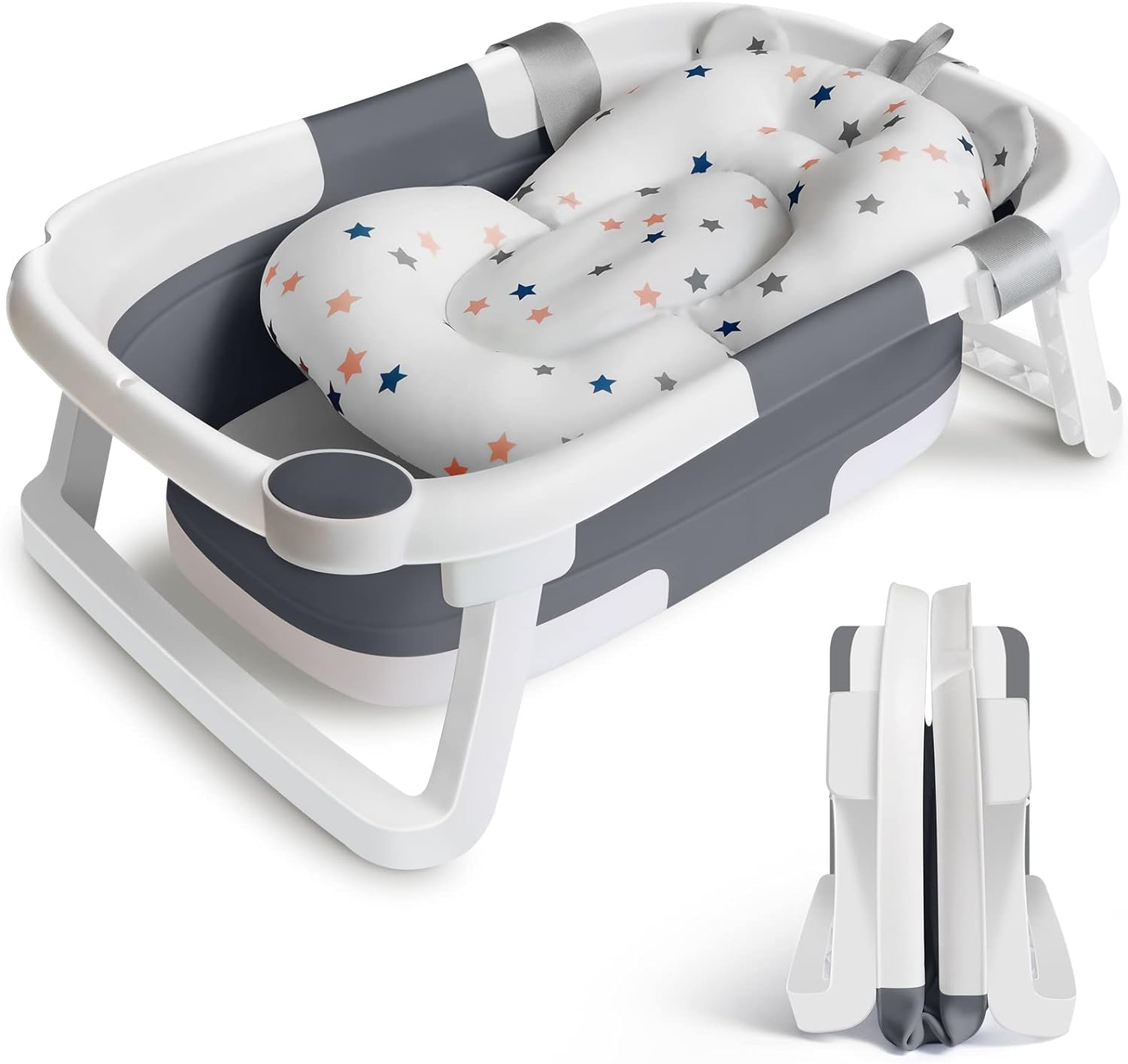Baby Bath Tub Foldable Bathtub, Collapsible Toddle...