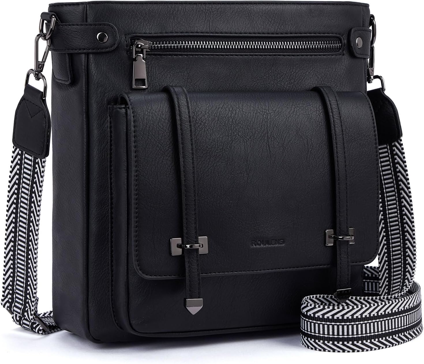 Crossbody Bags for Women,Multi Pocket Crossbody Purses Soft Leather Shoulder Han...