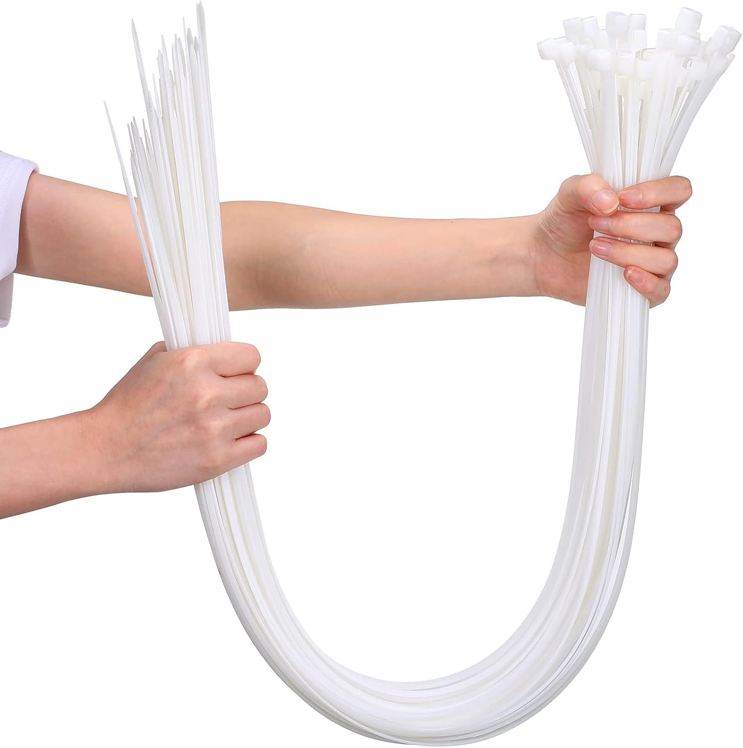 50PCS Cable Zip Ties Heavy Duty 24 Inch Strong Large Cable Wire Ties, Industrial...