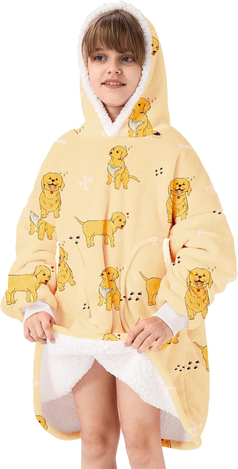 Zando Blanket Hoodie Wearable Blanket Kids and Adult Gift Comfy Blanket Hoodie O...