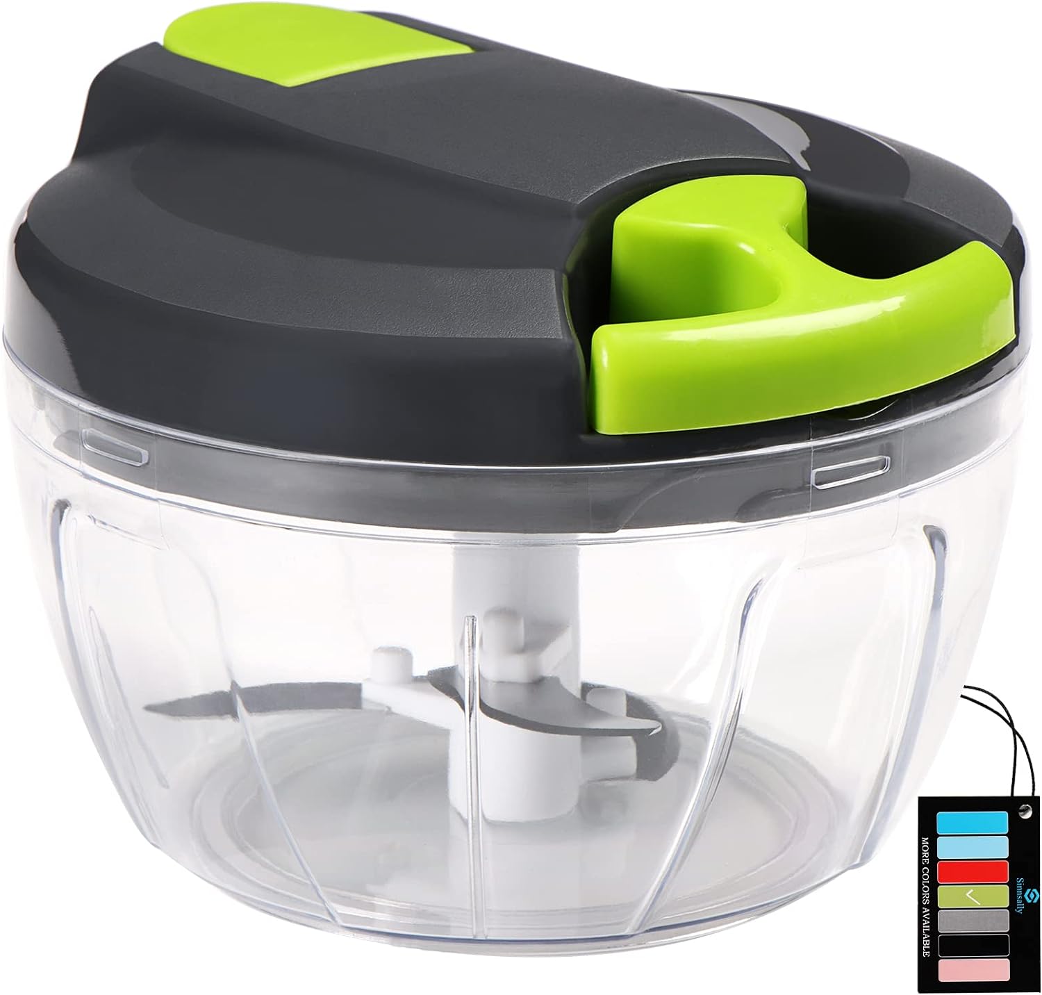 Manual Food Chopper Pull String,Piranha Pull and Chop,Hand Food Shredder,Onions...