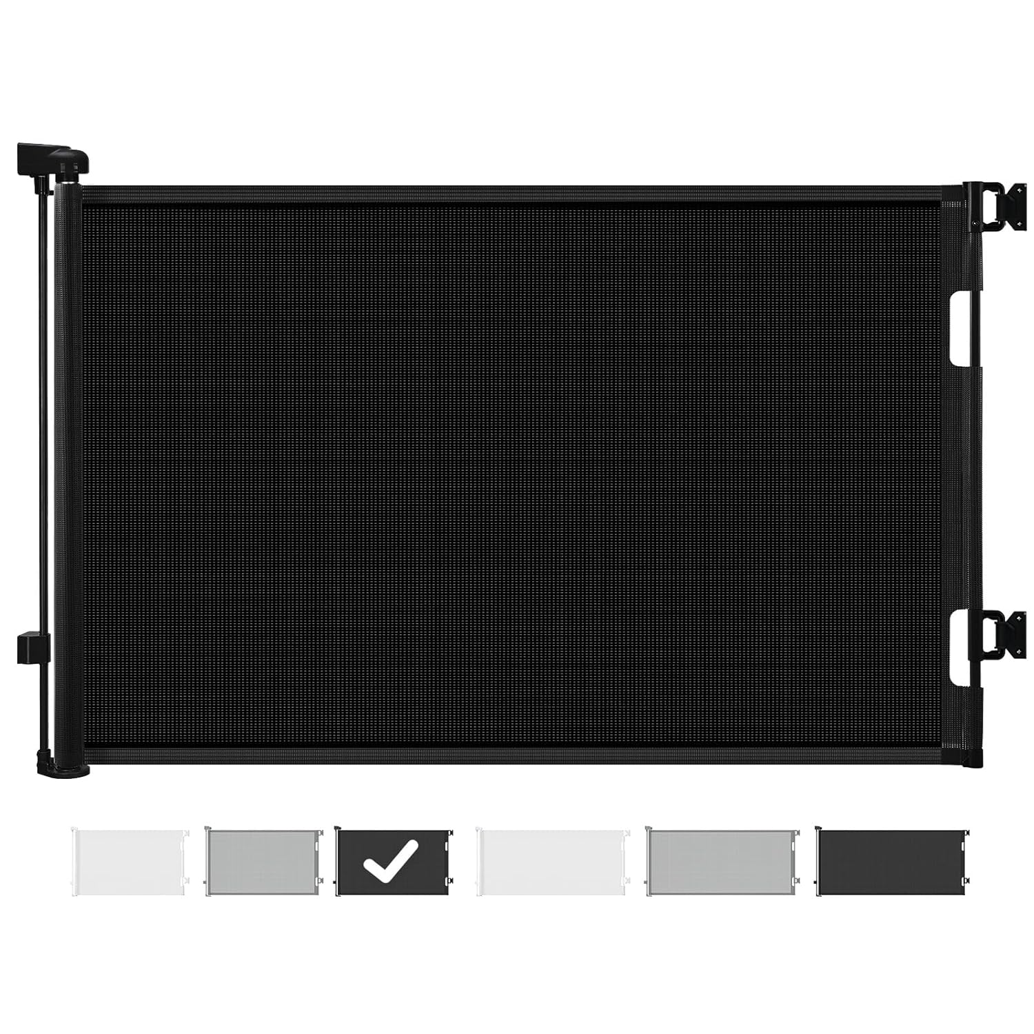 Cumbor Baby Gate Retractable Gates for Stairs, Mesh Dog Gate for The House, Wide...