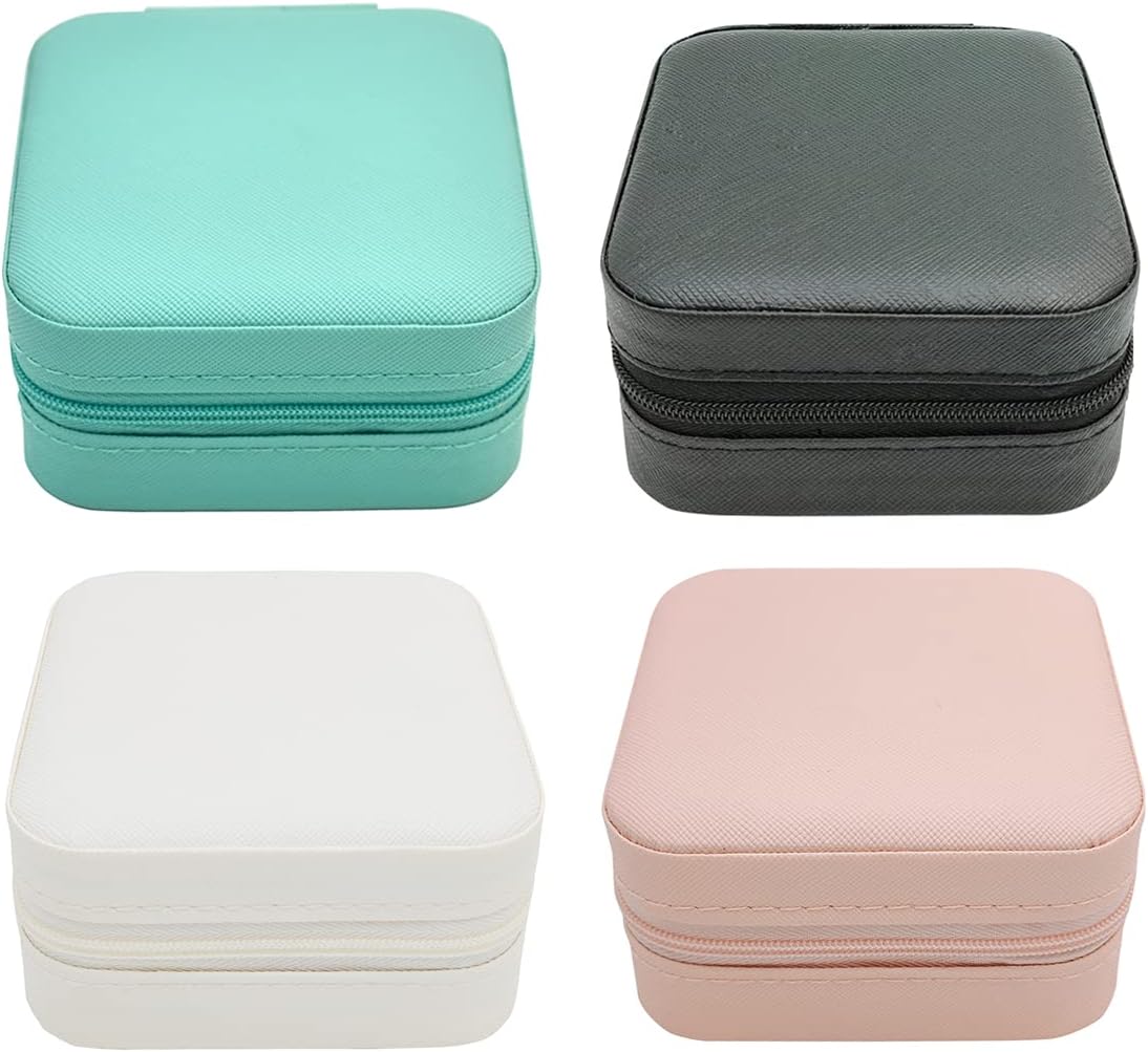 Mini Jewelry Travel Case,Small Travel Jewelry Organizer, Portable Jewelry Box Tr...