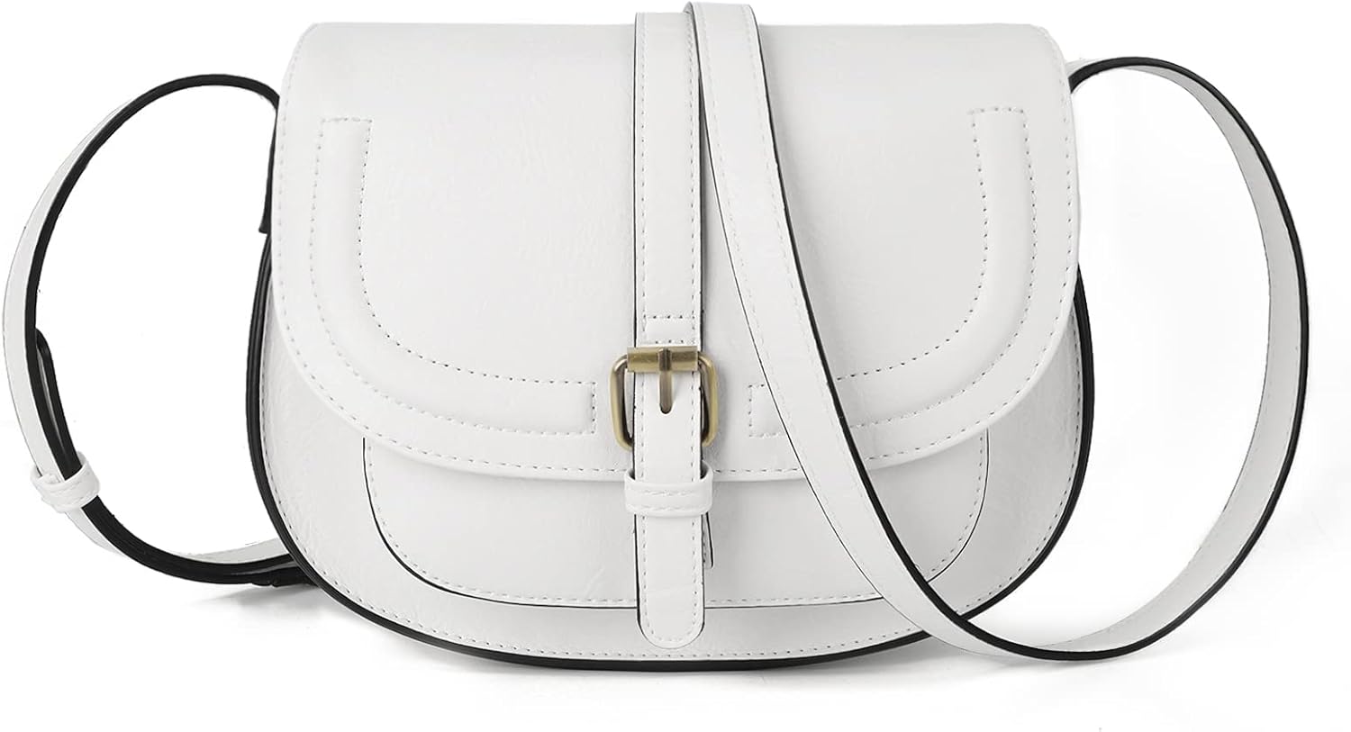 AFKOMST Crossbody Bag for Women Small Satchel and Shoulder Bag Vintage Saddle Ha...