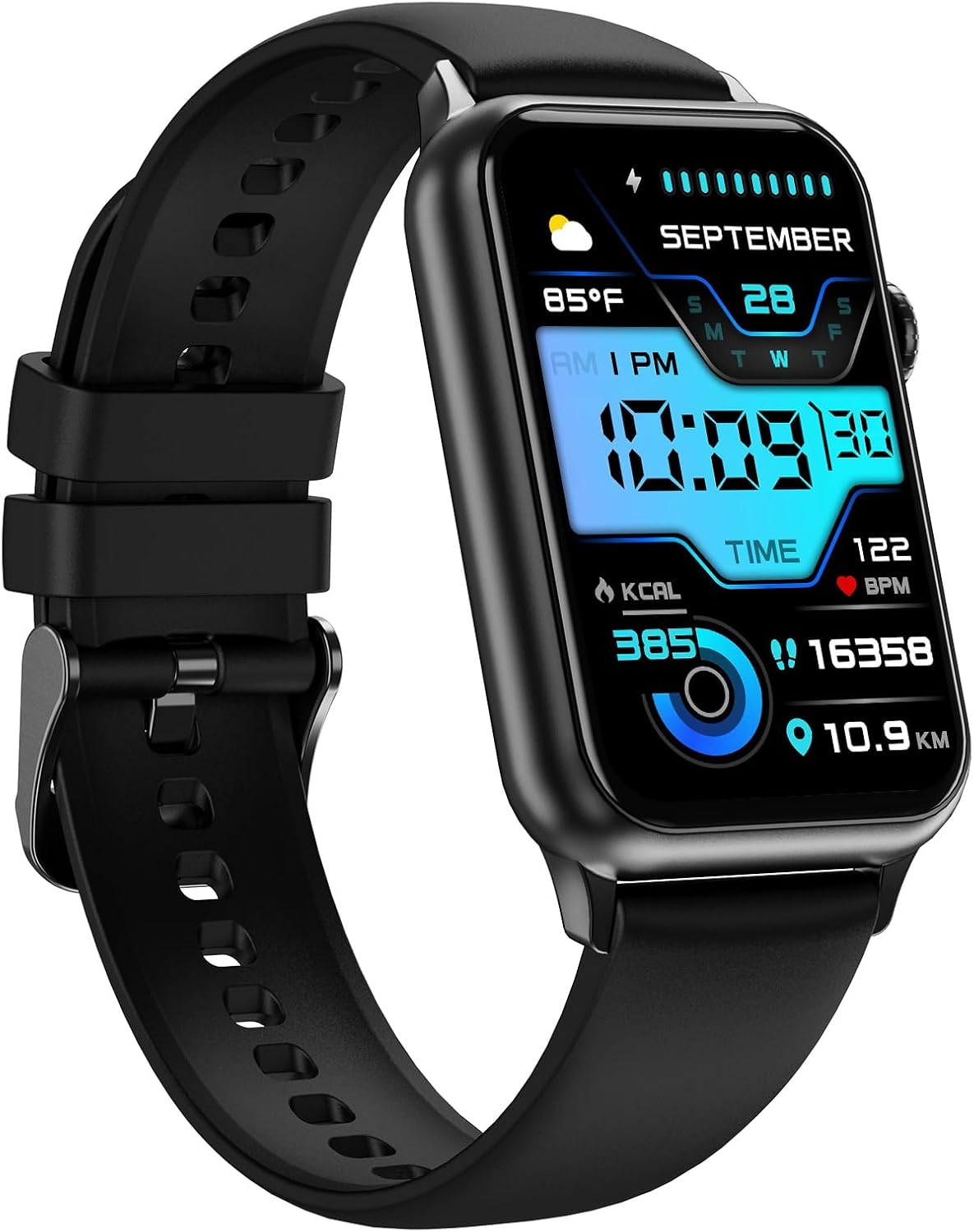 Smart Watch, Health Fitness Tracker Watch for Women Men with 24/7 Heart Rate Spo...
