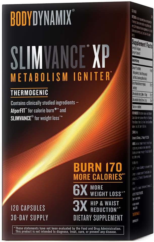 Slimvance XP Thermogenic Supplements | Supports Weight Loss and Fat Burning Goal...