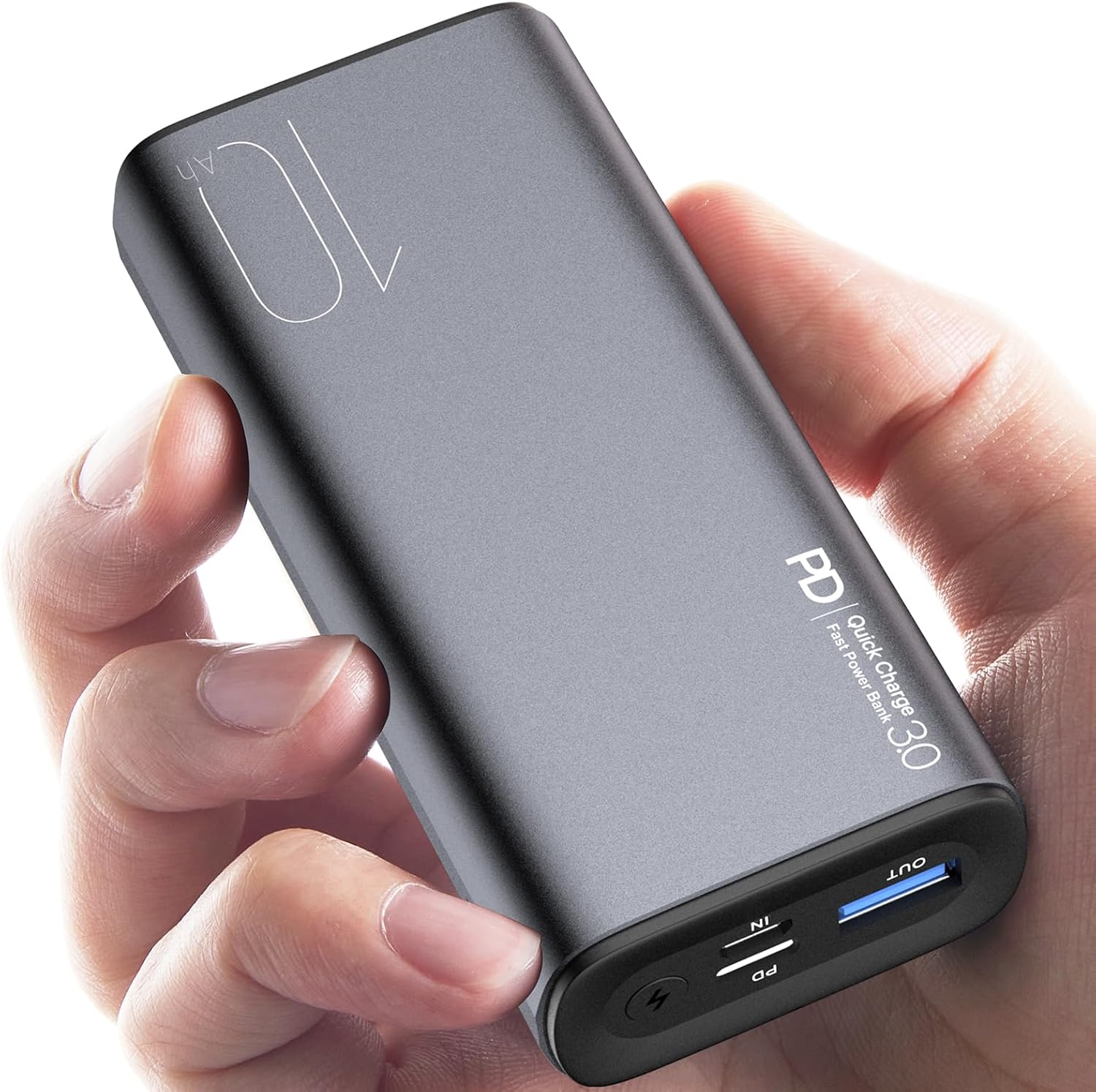 TOZO PB3 Portable Charger 10000mAh One of The Lightest and Slimmest Fast Power B...