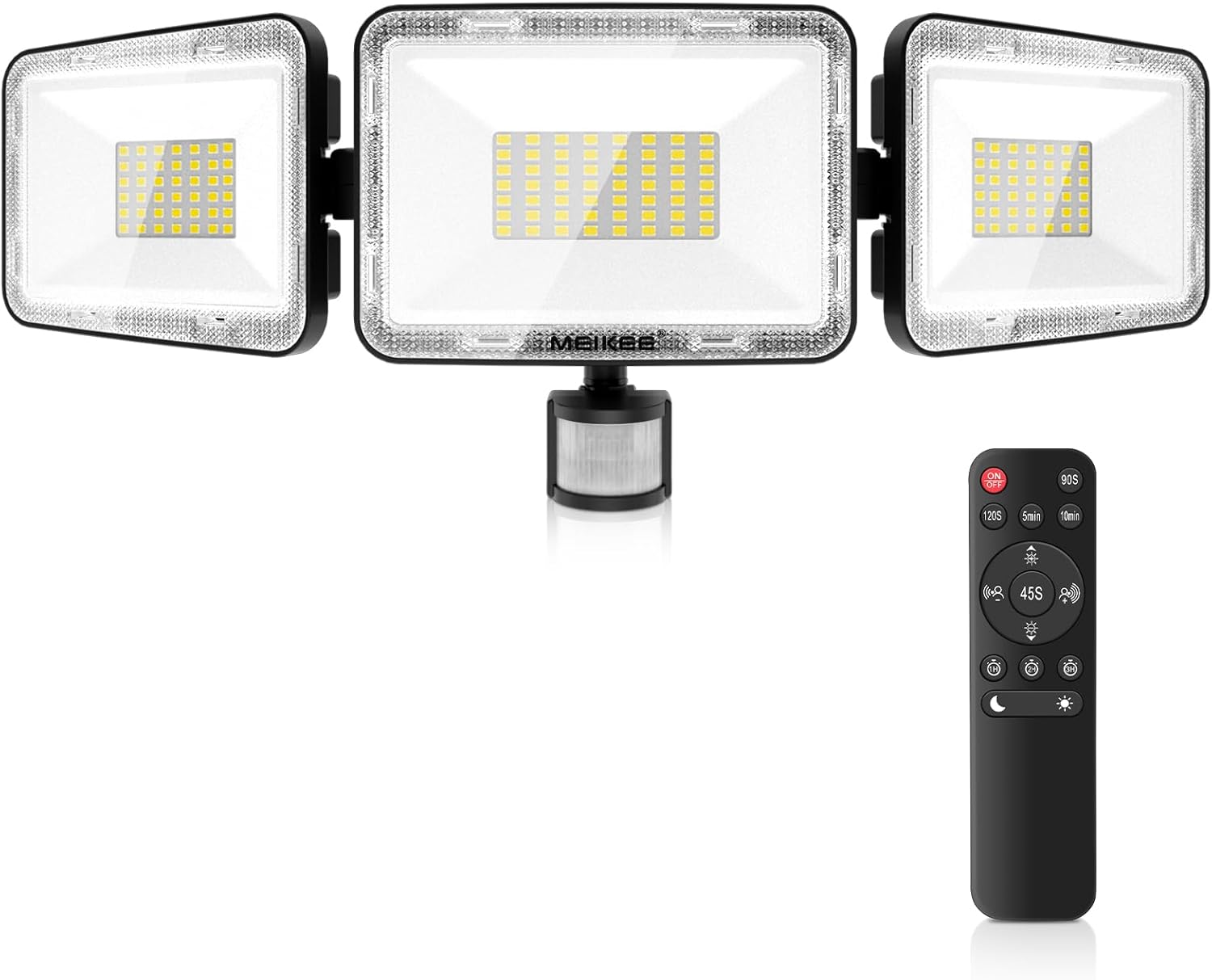 MEIKEE 70W Security Lights Outdoor Motion Sensor 6580LM 6500K Daylight White PIR...