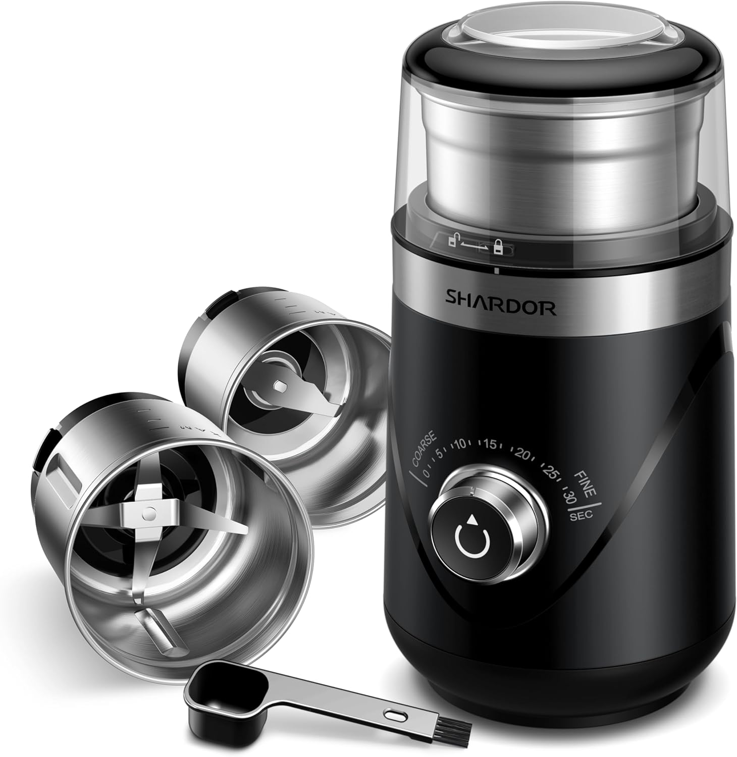 SHARDOR Adjustable Coffee Grinder Electric, Herb Grinder, Spice Grinder, Coffee...