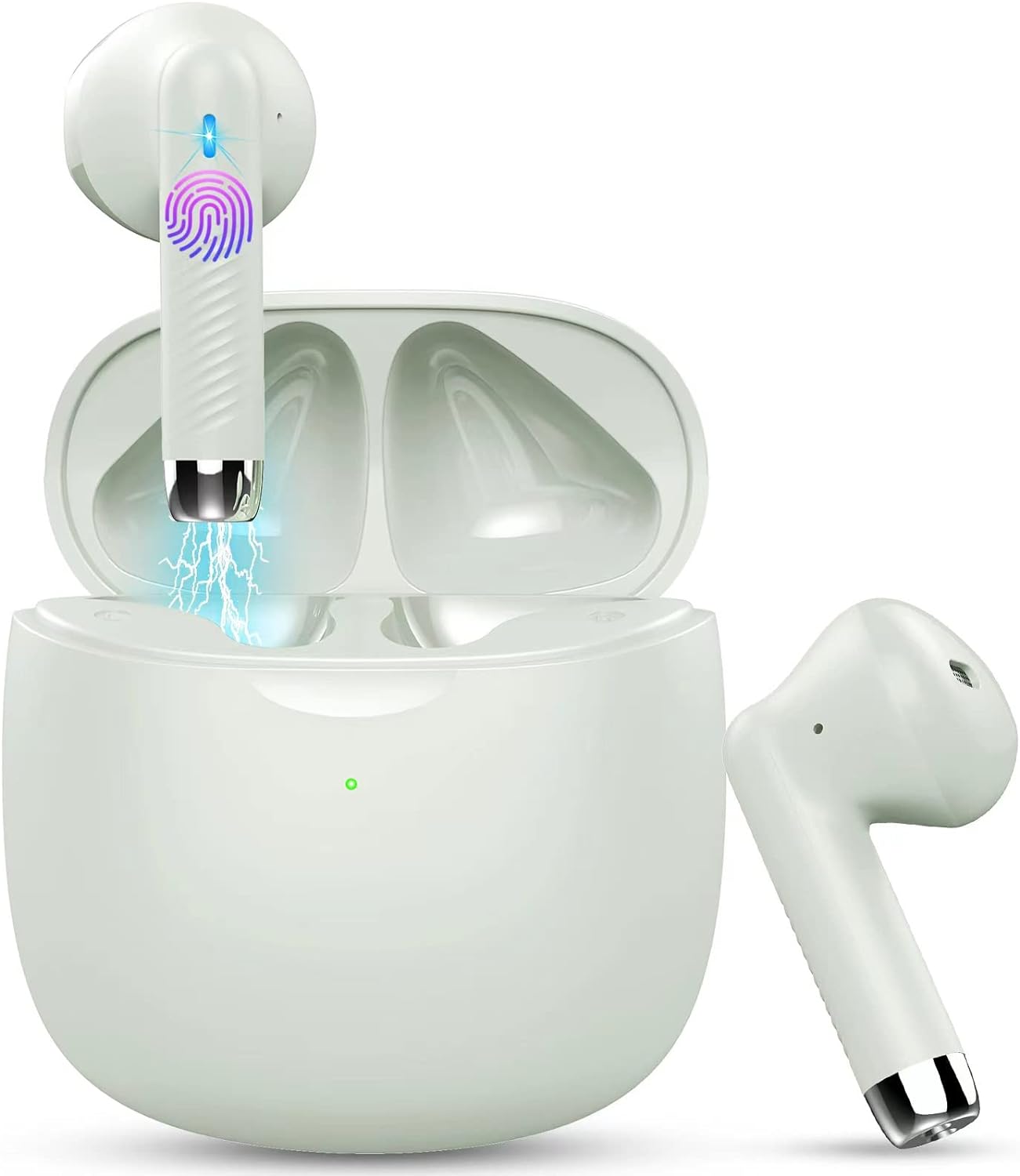 Wireless Earbuds, Bluetooth 5.3 Earbuds Stereo Bass, Bluetooth Headphones in Ear...