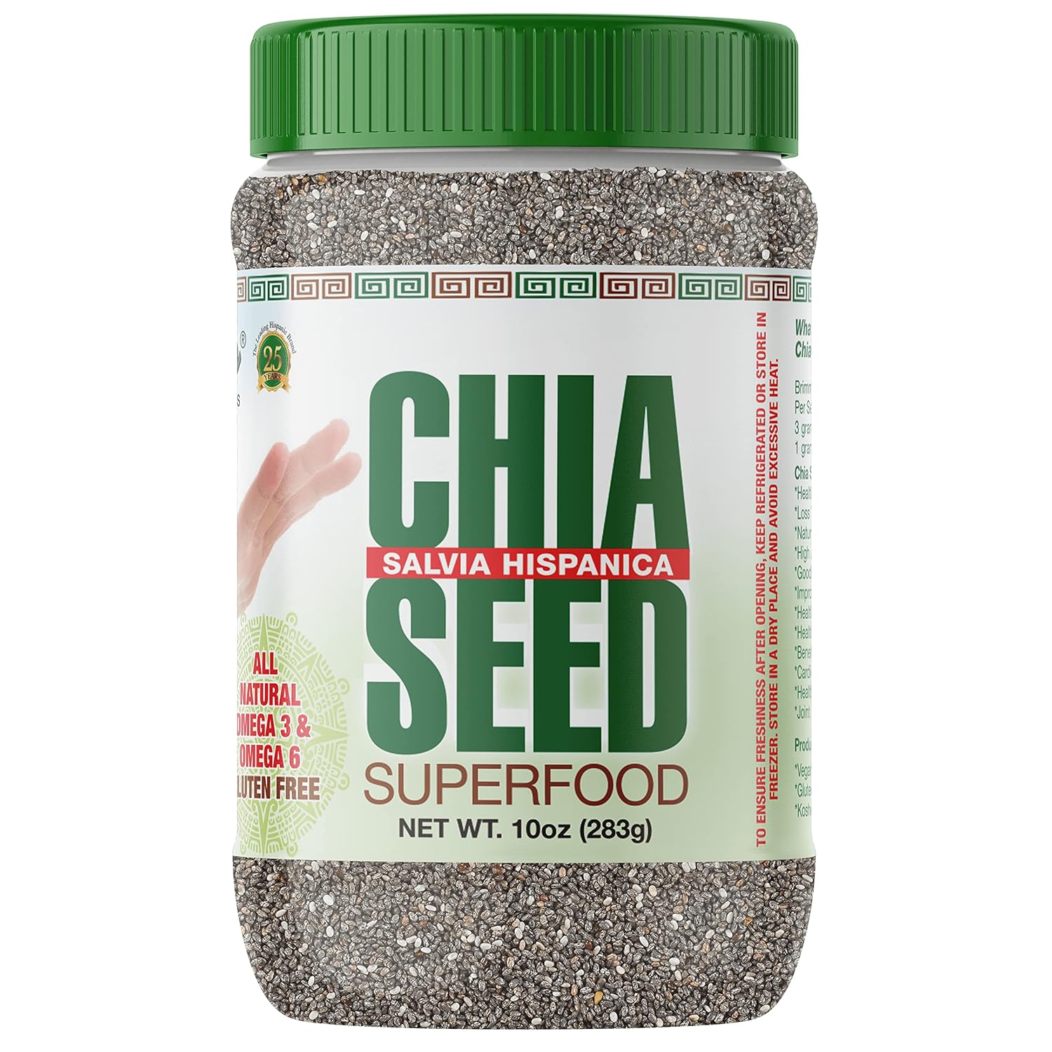 Sanar Naturals Chia Seeds - Omega-3, High Fiber an...