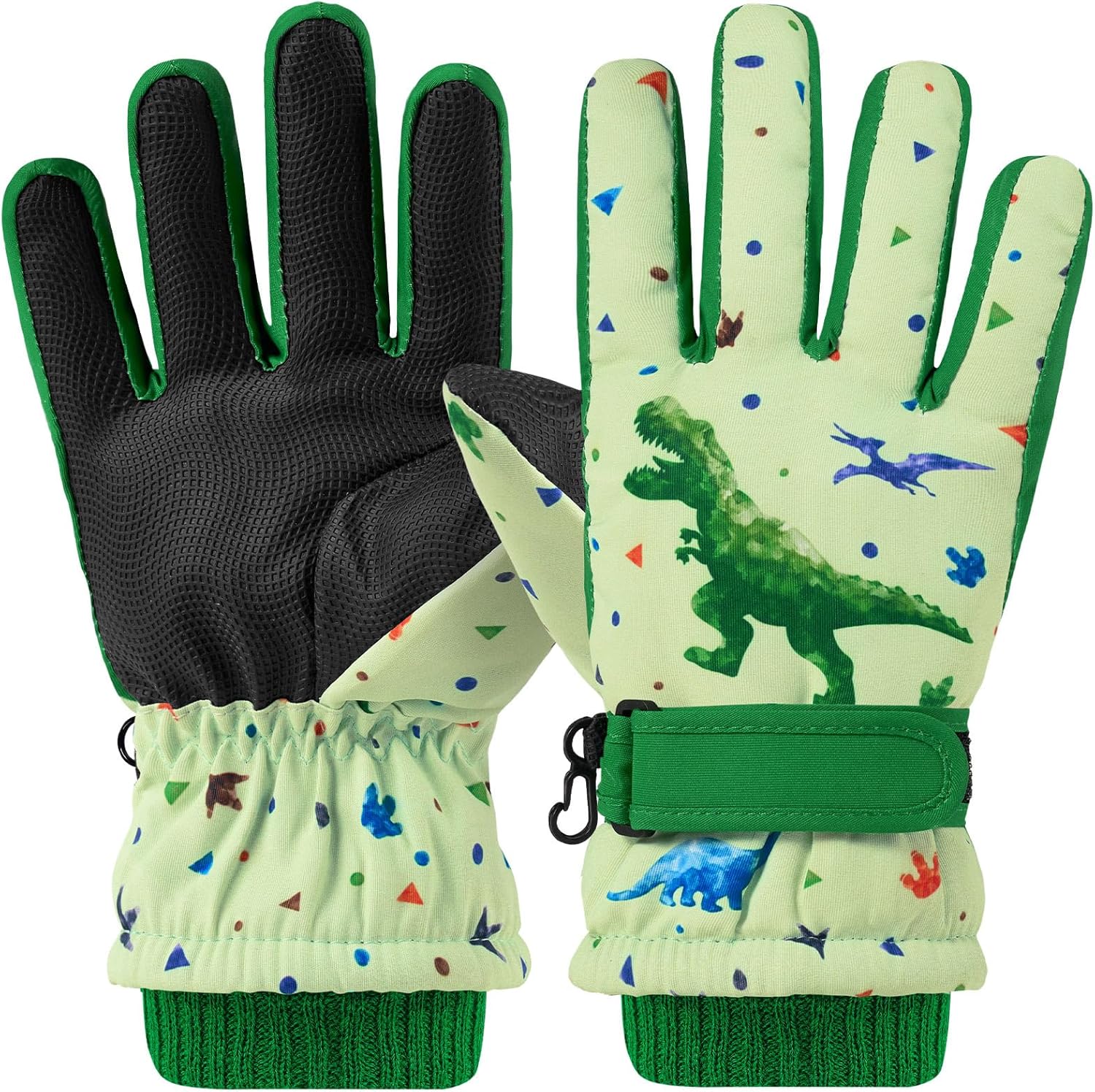 Kids Ski Gloves Waterproof Winter Snow Gloves Snowboarding Gloves Windproof Spor...