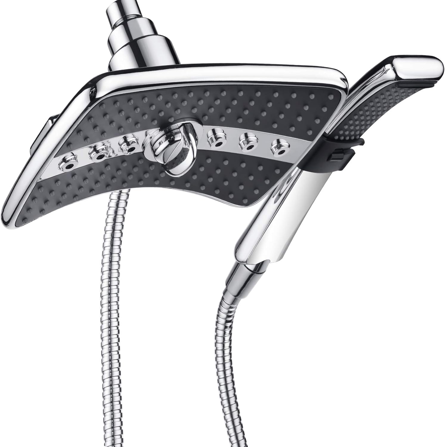 BRIGHT SHOWERS Dual Shower Head Combo, Handheld Showerhead Rainfall Shower Head...