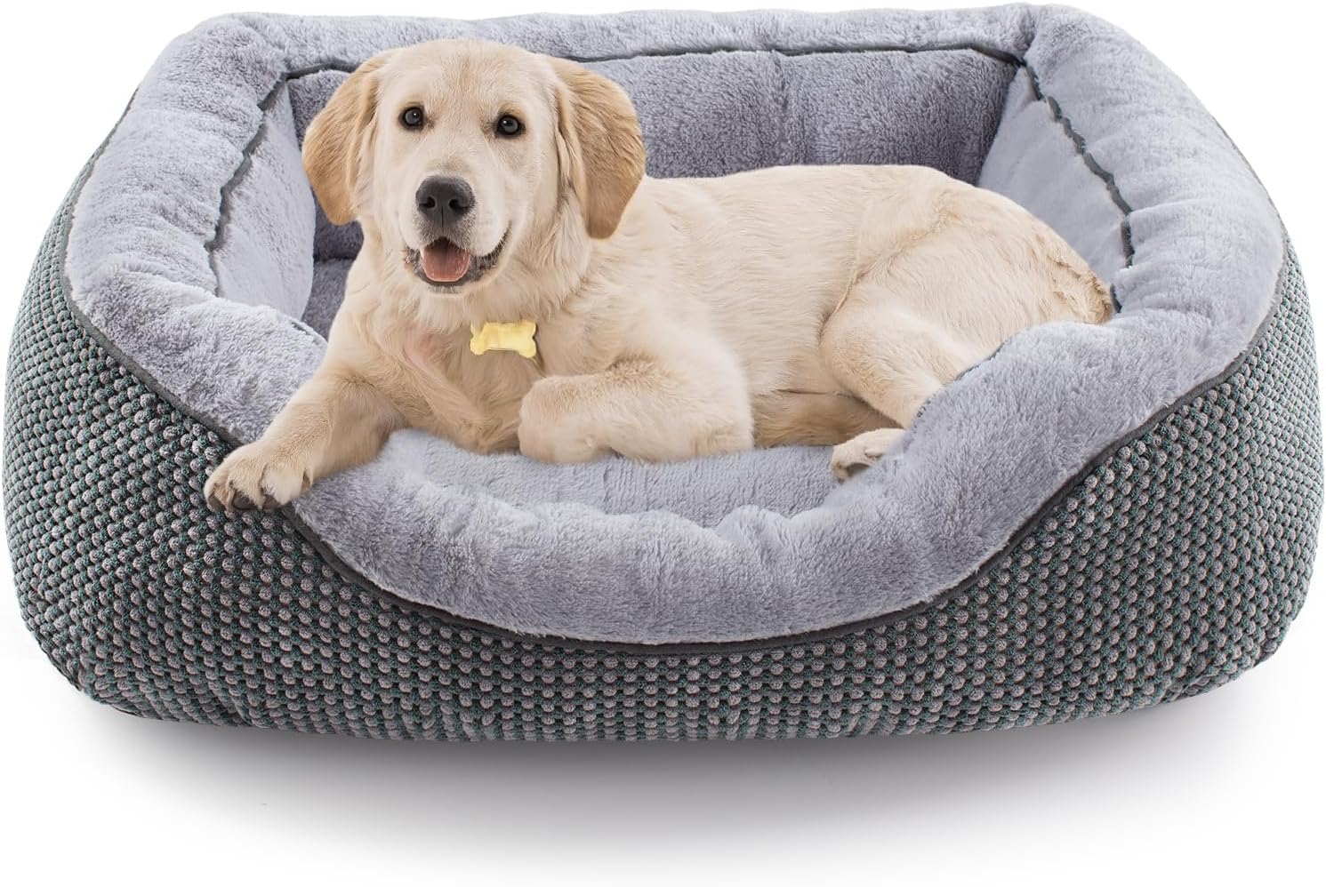 INVENHO Medium Dog Beds for Medium Dogs Washable, Rectangle Dog Bed Medium Size...
