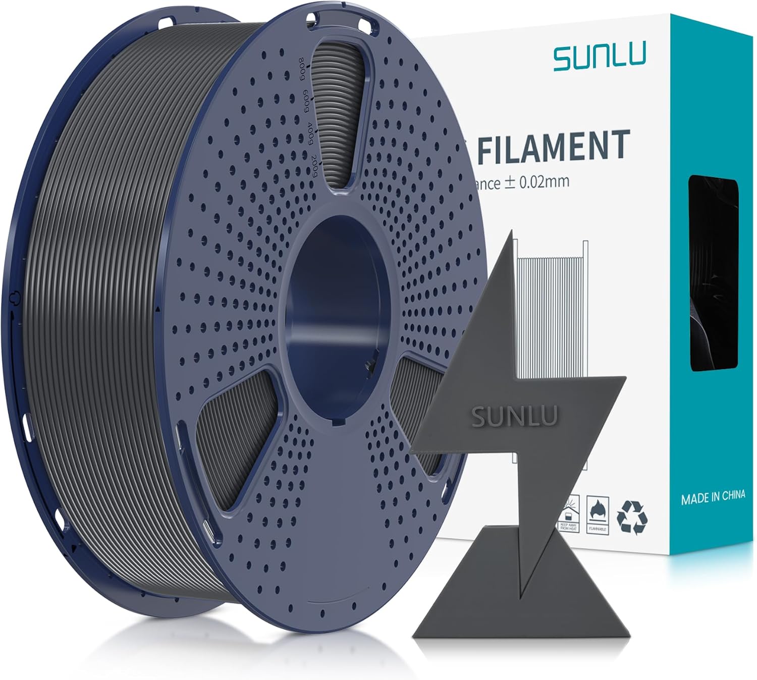 SUNLU High Speed PLA Filament 1.75mm, Up to 600mm/s Fast Printing 3D Printer PLA...