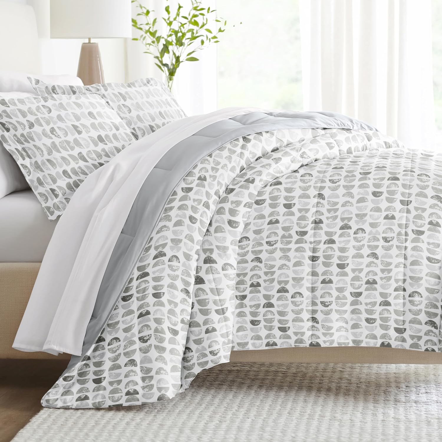 Linen Market Reversible King Size Comforter Set (3 Piece) - Bring Luxury Home wi...