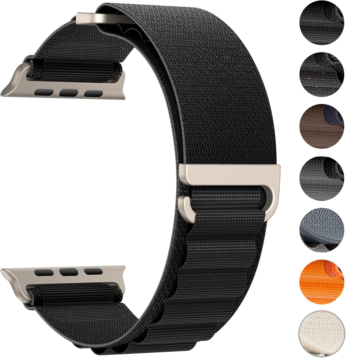 MRAIN-H Alpine Loop Nylon Strap Compatible with Apple Watch Straps Ultra 2 1 49m...