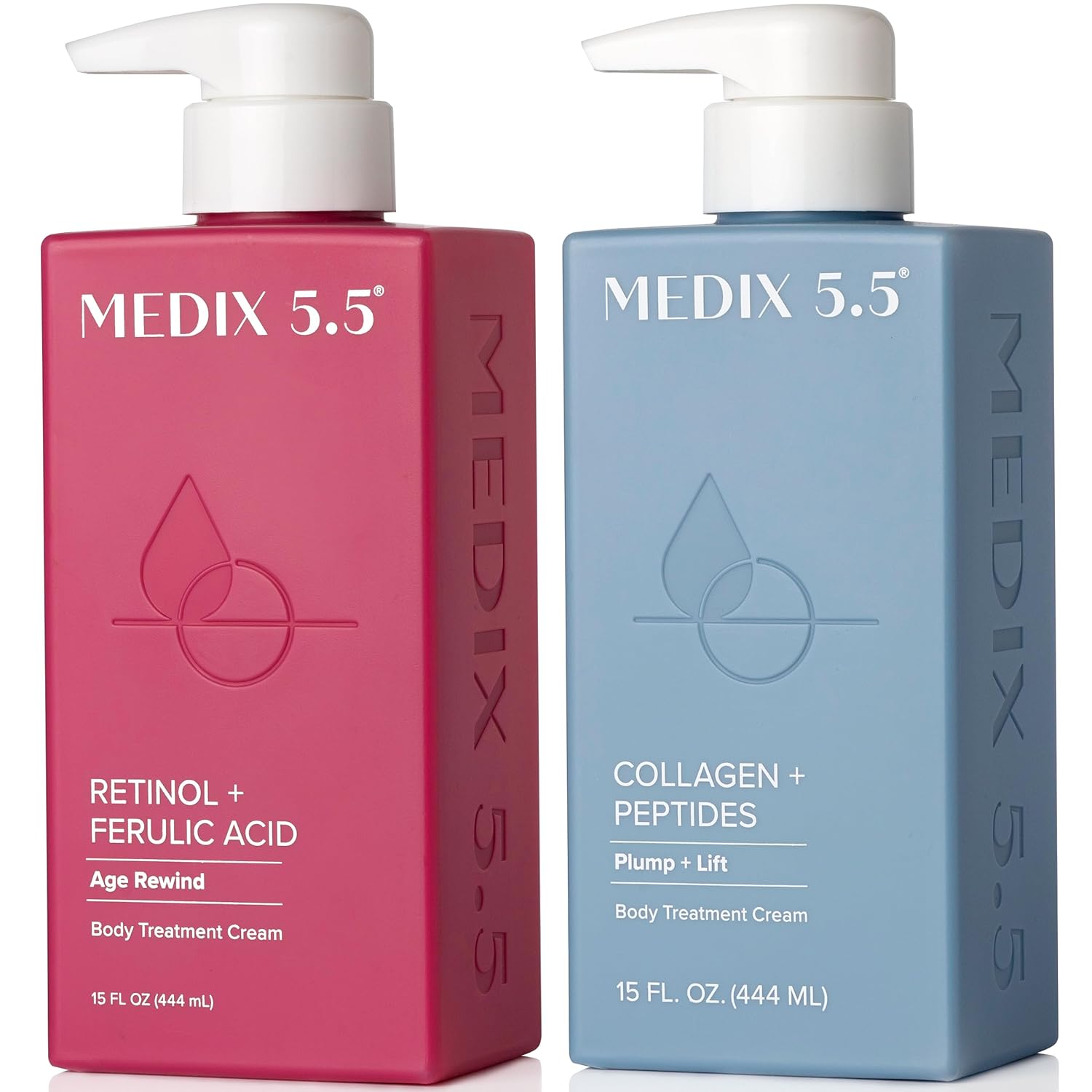 MEDIX 5.5 Retinol Cream + Collagen Cream Skin Care Set Moisturizer Body & Face L...