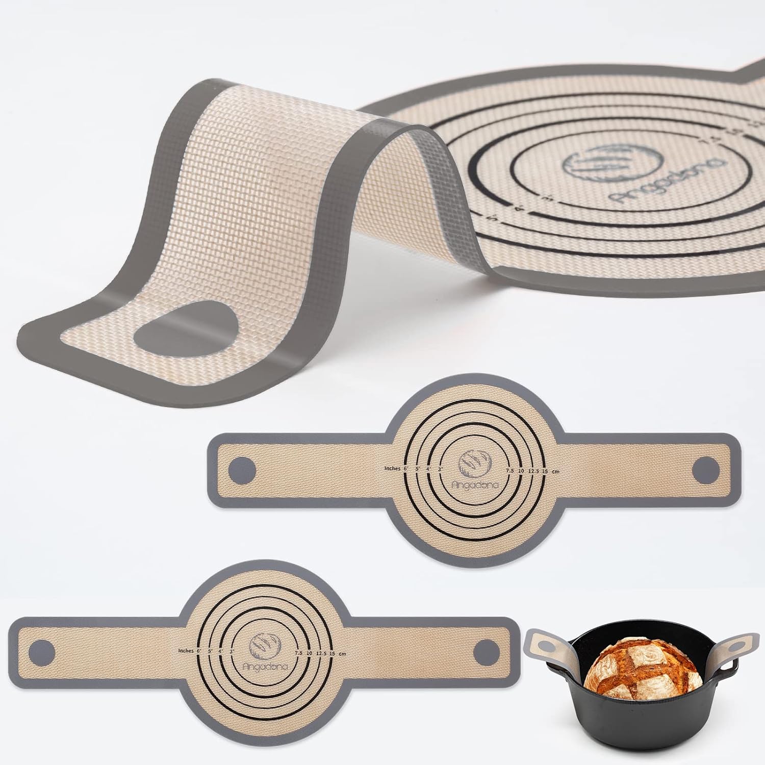 Silicone Bread Sling Dutch Oven - Best Japan Silicone. Non-Stick & Easy Clean Re...