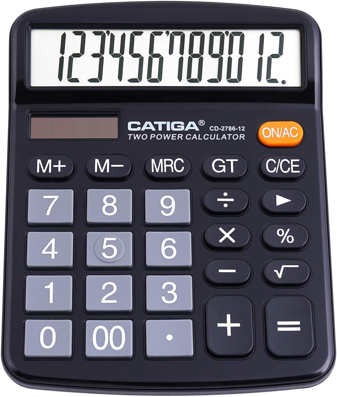 CATIGA 12 Digits Desktop Calculator with Large LCD Display and Sensitive Button,...
