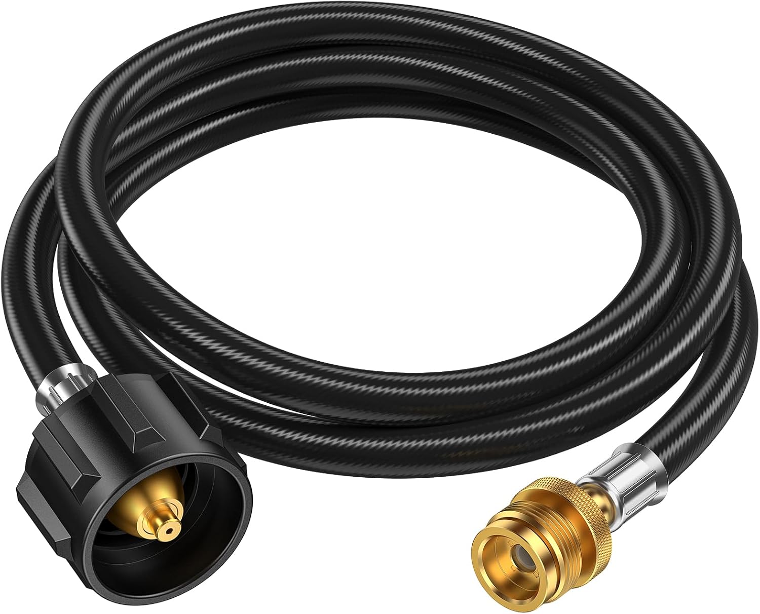 6 Feet Propane Hose Adapter 1lb to 20lb，Propane Adapter 20lb to 1lb Converter,...