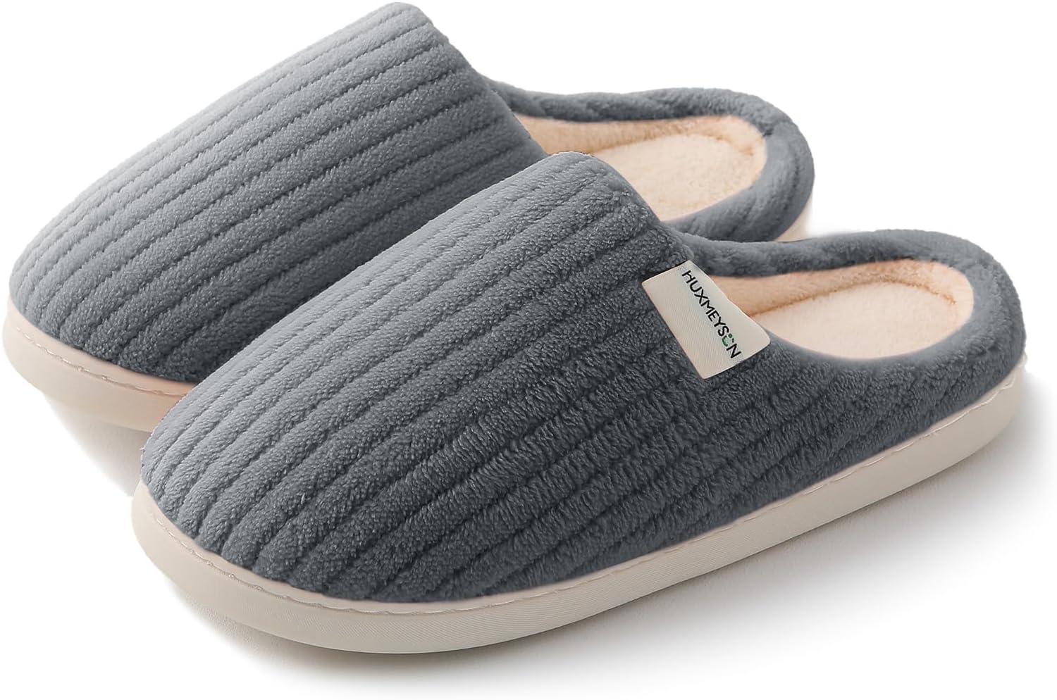 HUXMEYSON Slippers for Women Warm Memory Foam Womens Slippers, Comfy House Slipp...