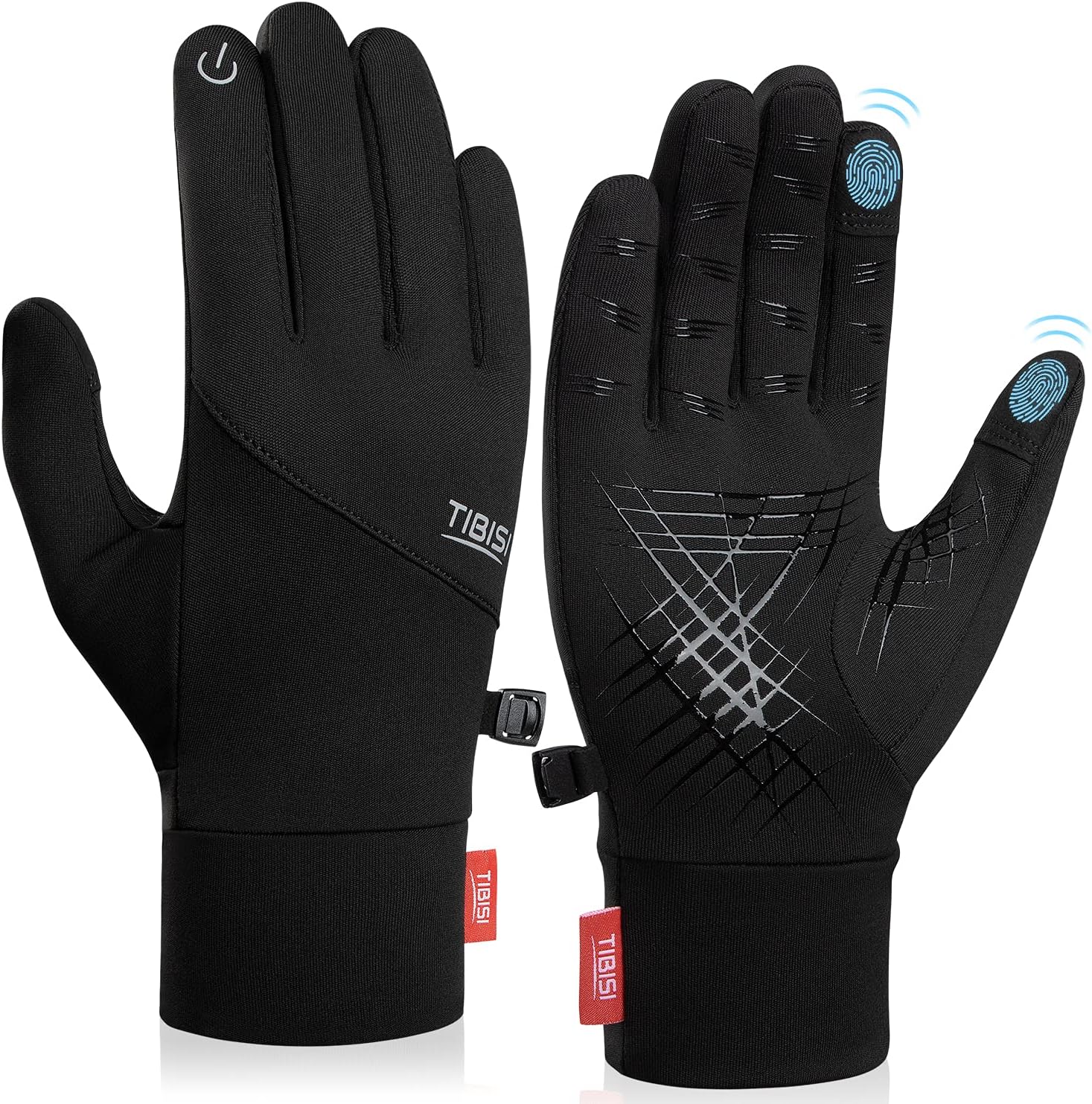 TANSTC Thermal Gloves for Men Women Winter Cycling Gloves Touchscreen Anti-slip...