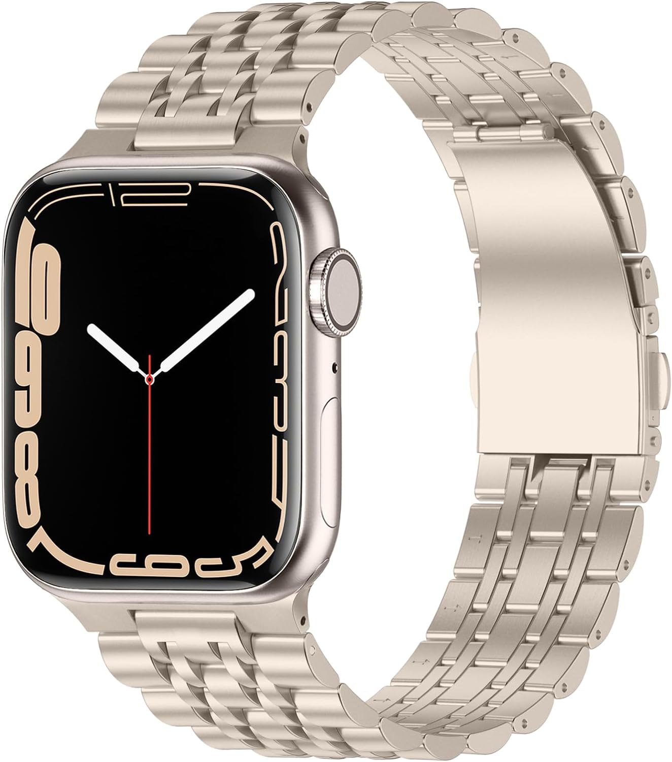 Anlinser Metal Strap Compatible with Apple Watch Straps 46mm 45mm 44mm 42mm 41mm...