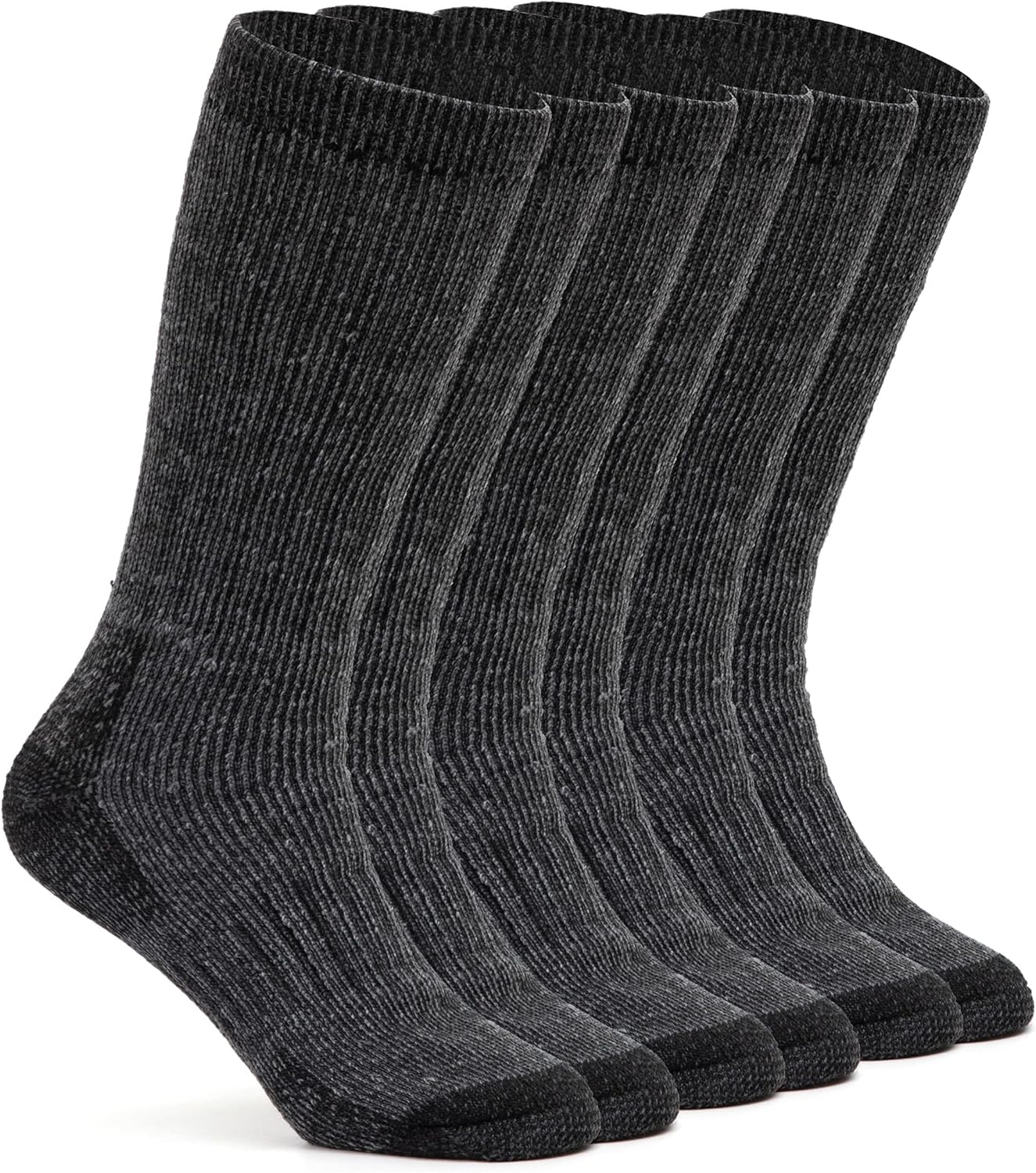 Alvada Mens Merino Wool Crew Socks Thermal and Warm Socks for Winter Work Hiking...