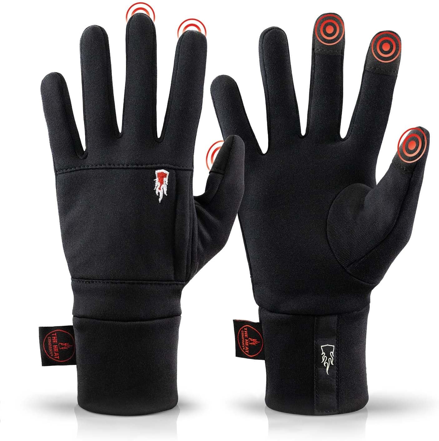 THE HEAT COMPANY – POLARTEC LINER - Warm Touch Screen Gloves - Premium Quality -...