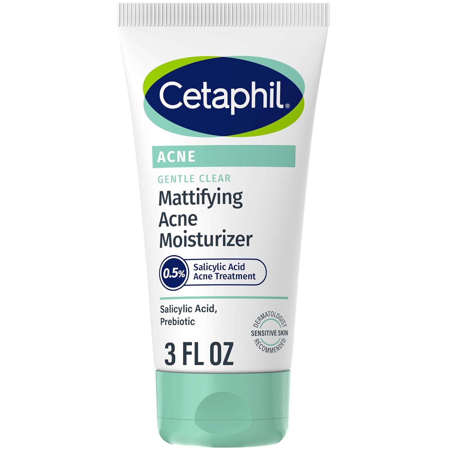 Cetaphil Face Moisturizer, Gentle Clear Mattifying Acne Moisturizer With 0.5% Sa...