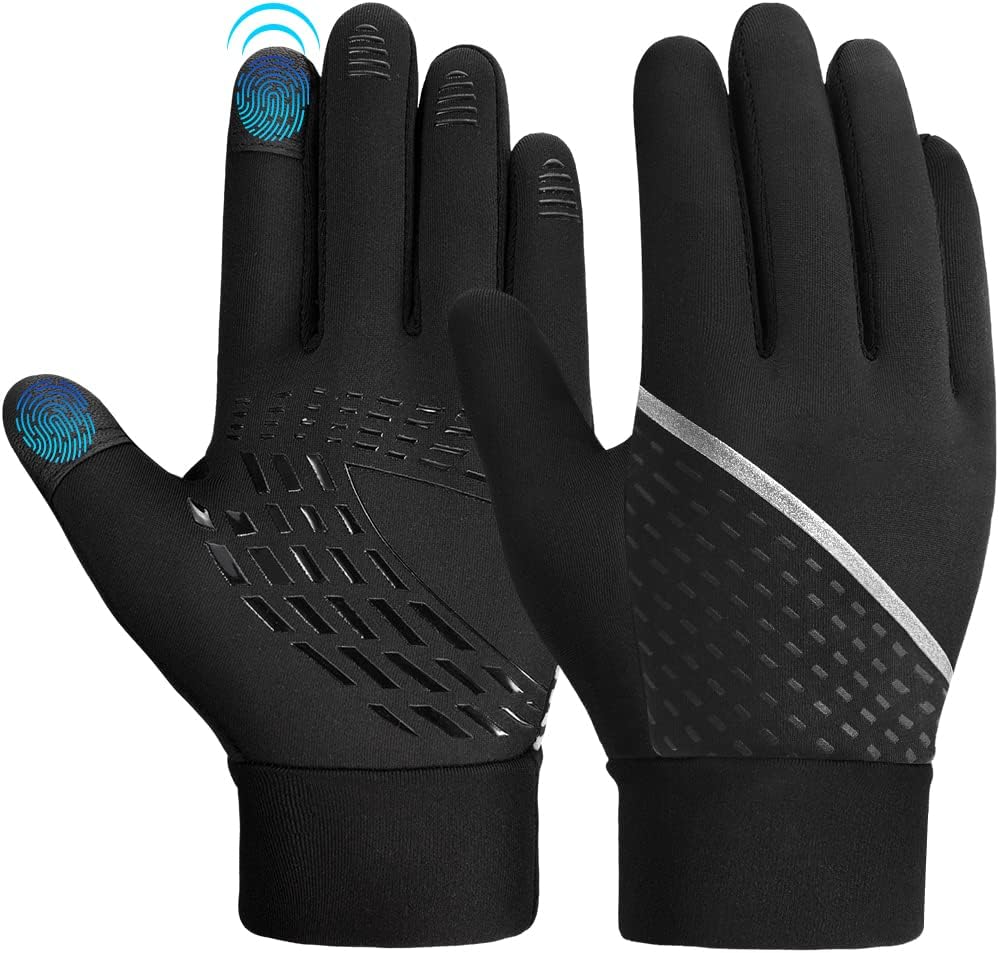 OOPOR Kids Winter Sports Cycling Gloves - Children Warm Touch Screen Anti-slip T...
