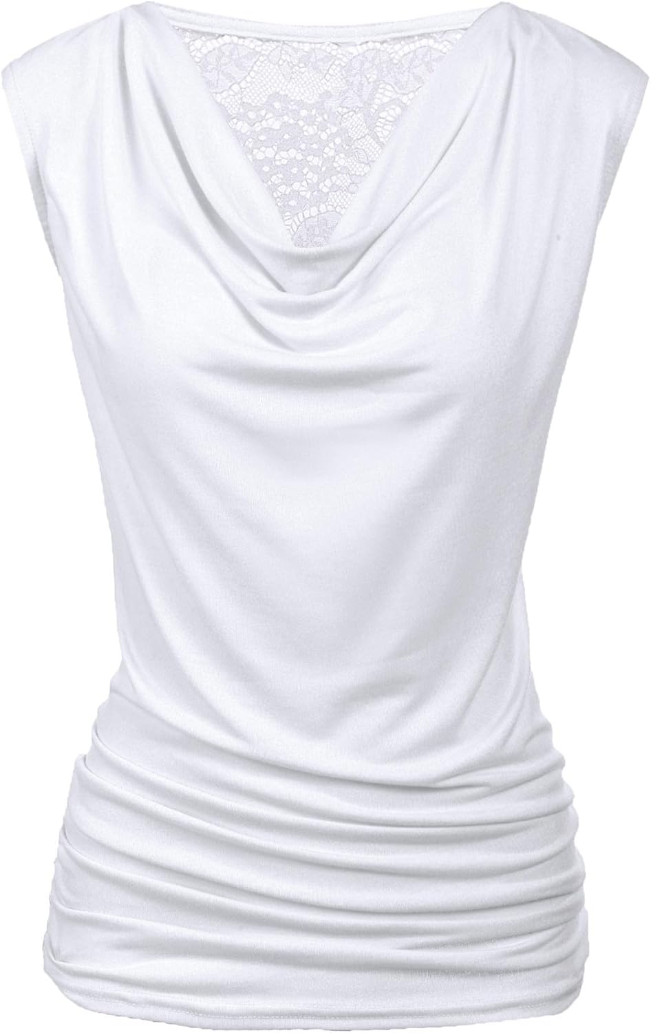 Zeagoo Tank Top for Women Trendy Going Out Tops Sleeveless Shirts Ruched Busines...