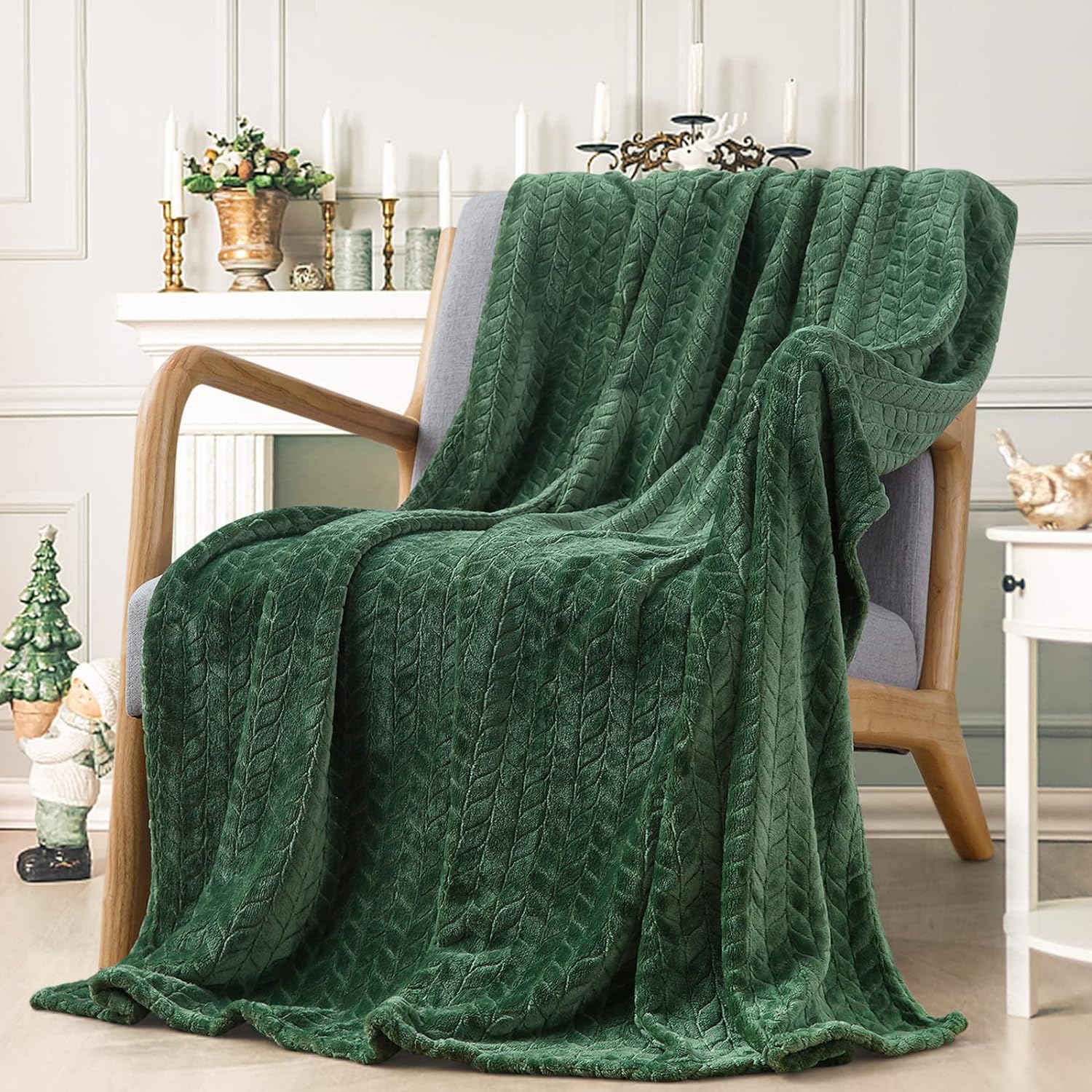 Inhand Fleece Throw Blankets, Super Soft Flannel Cozy Blankets for Adults, Washa...