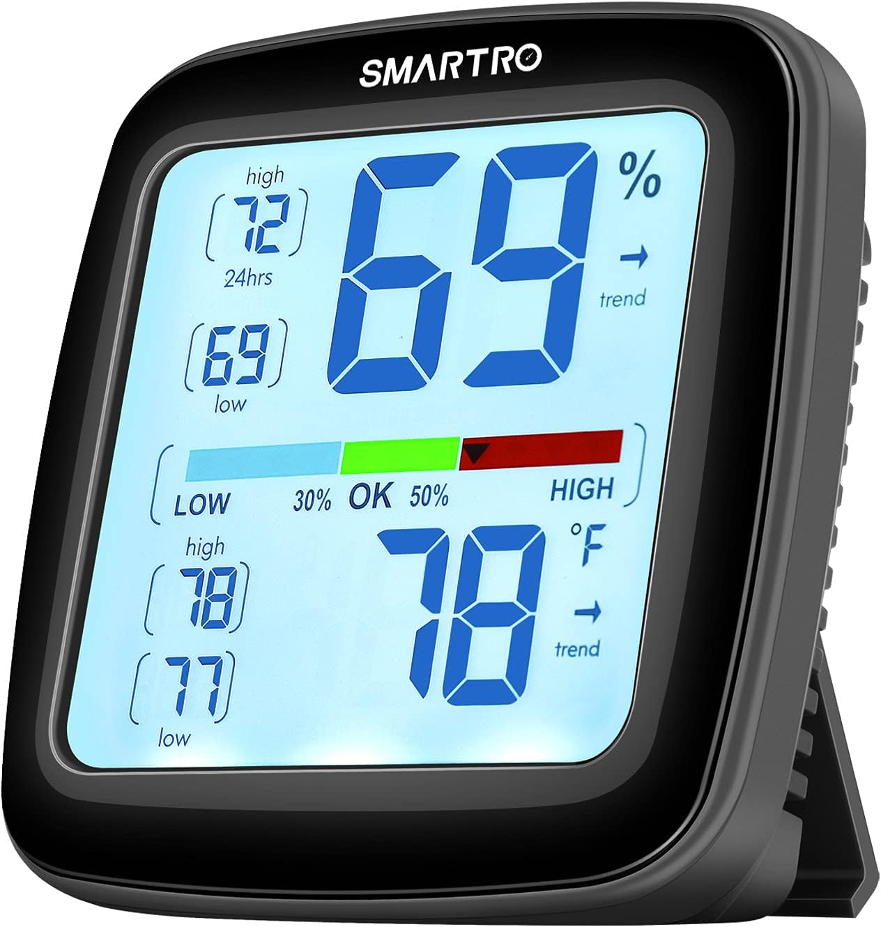 SMARTRO SC42 Professional Digital Hygrometer Indoor Thermometer Room Humidity Ga...