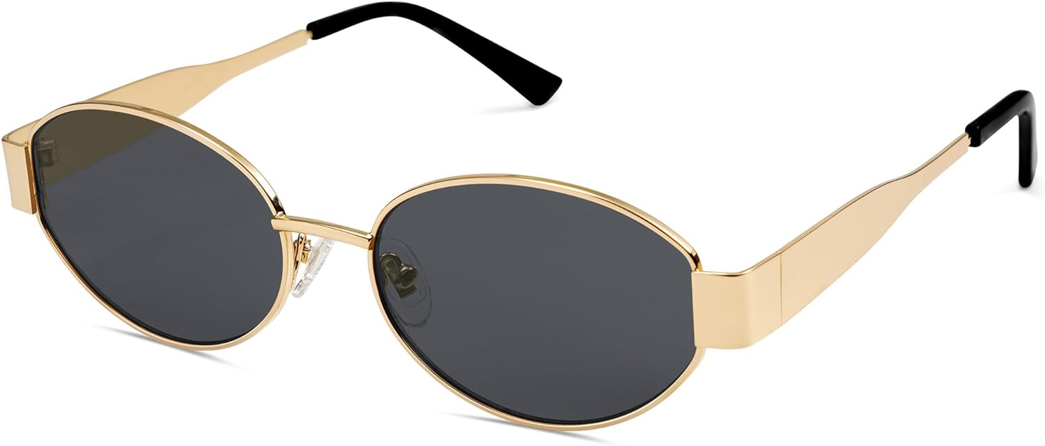 SOJOS Retro Oval Sunglasses for Women Trendy Sun Glasses Classic Shades UV400 Pr...