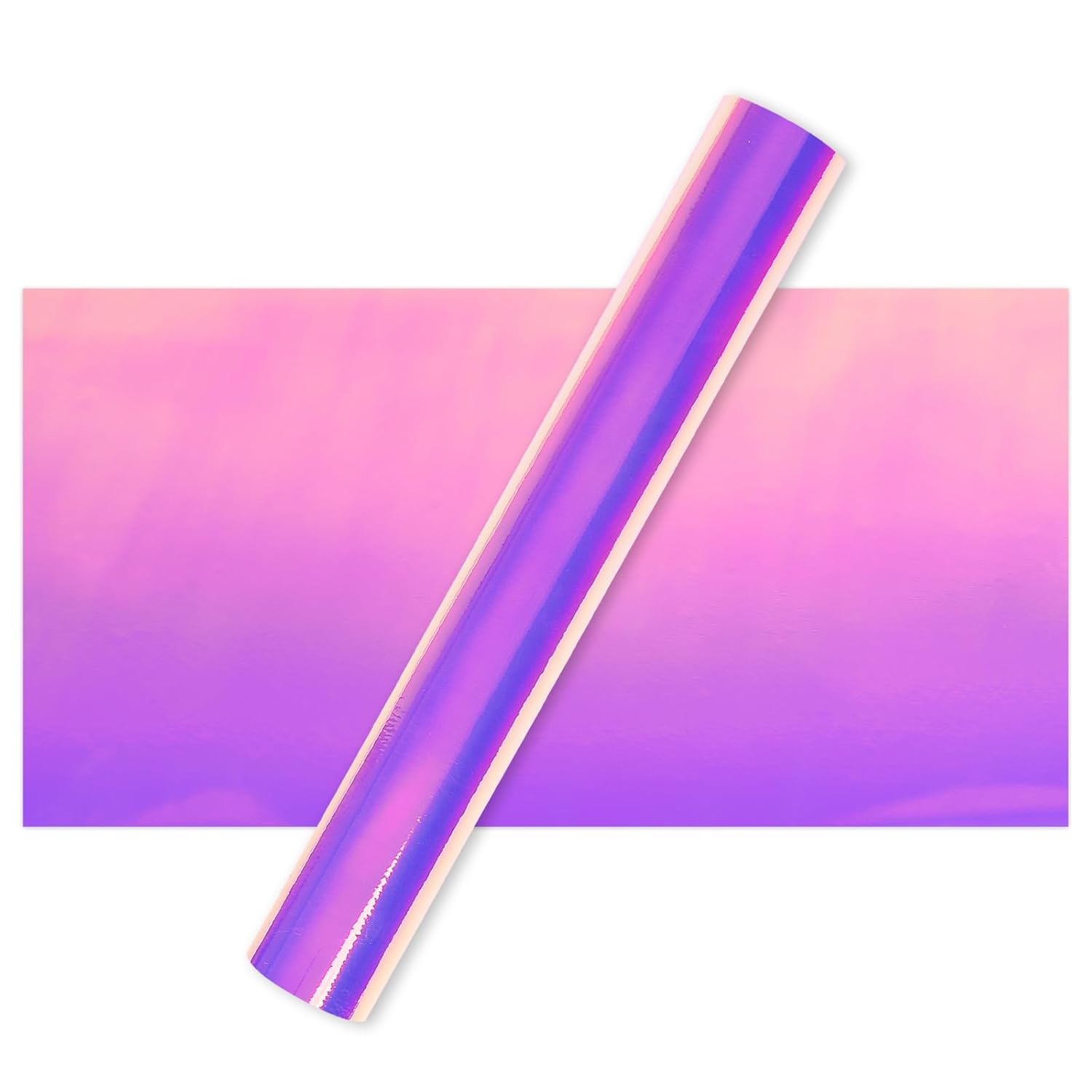 IModeur Opal Dark Purple Holographic Vinyl Roll - 30.5 x 152.5 cm (12'' x 5Ft) P...