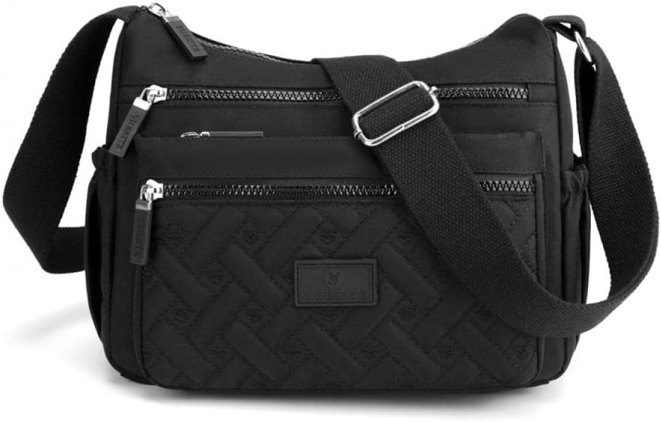 Milky Way Womens Multi Pocket Casual Crossbody Bag Waterproof Shoulder Messenger...