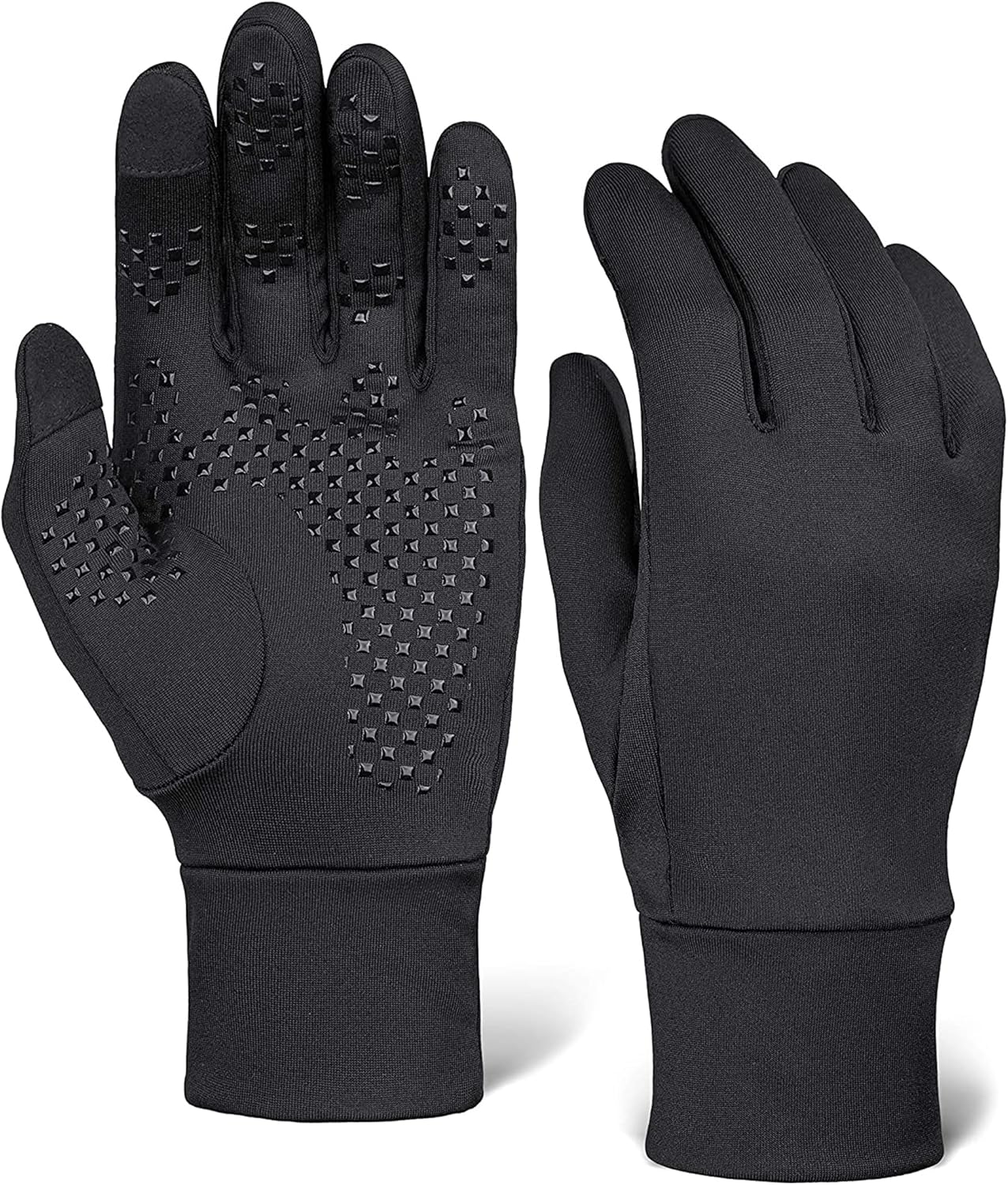 OutdoorEssentials Running Gloves - Touchscreen Men's Winter Gloves - Glove Liner...